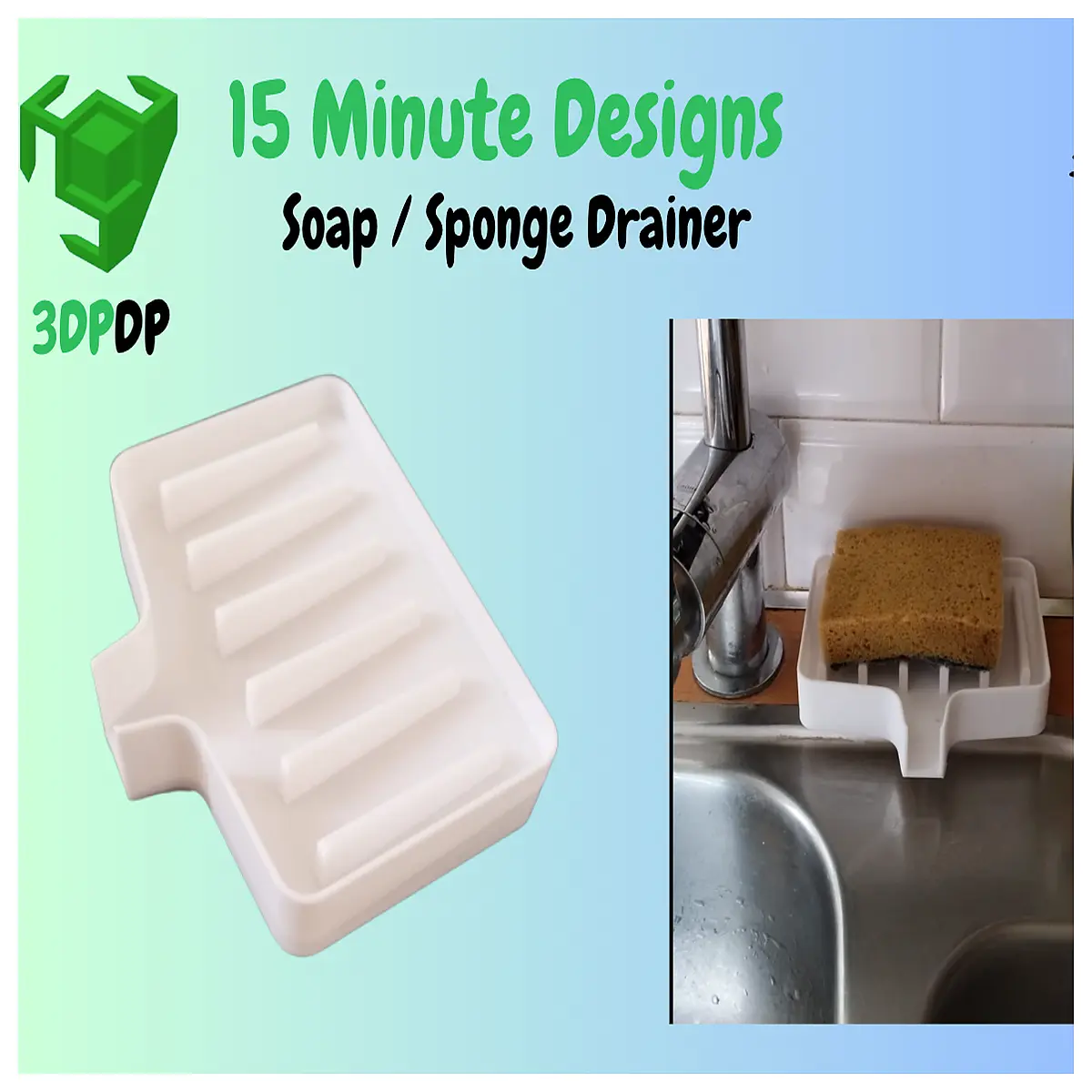 kitchen soap dispenser sponge holder drip tray organizer rack bathroom sink storage