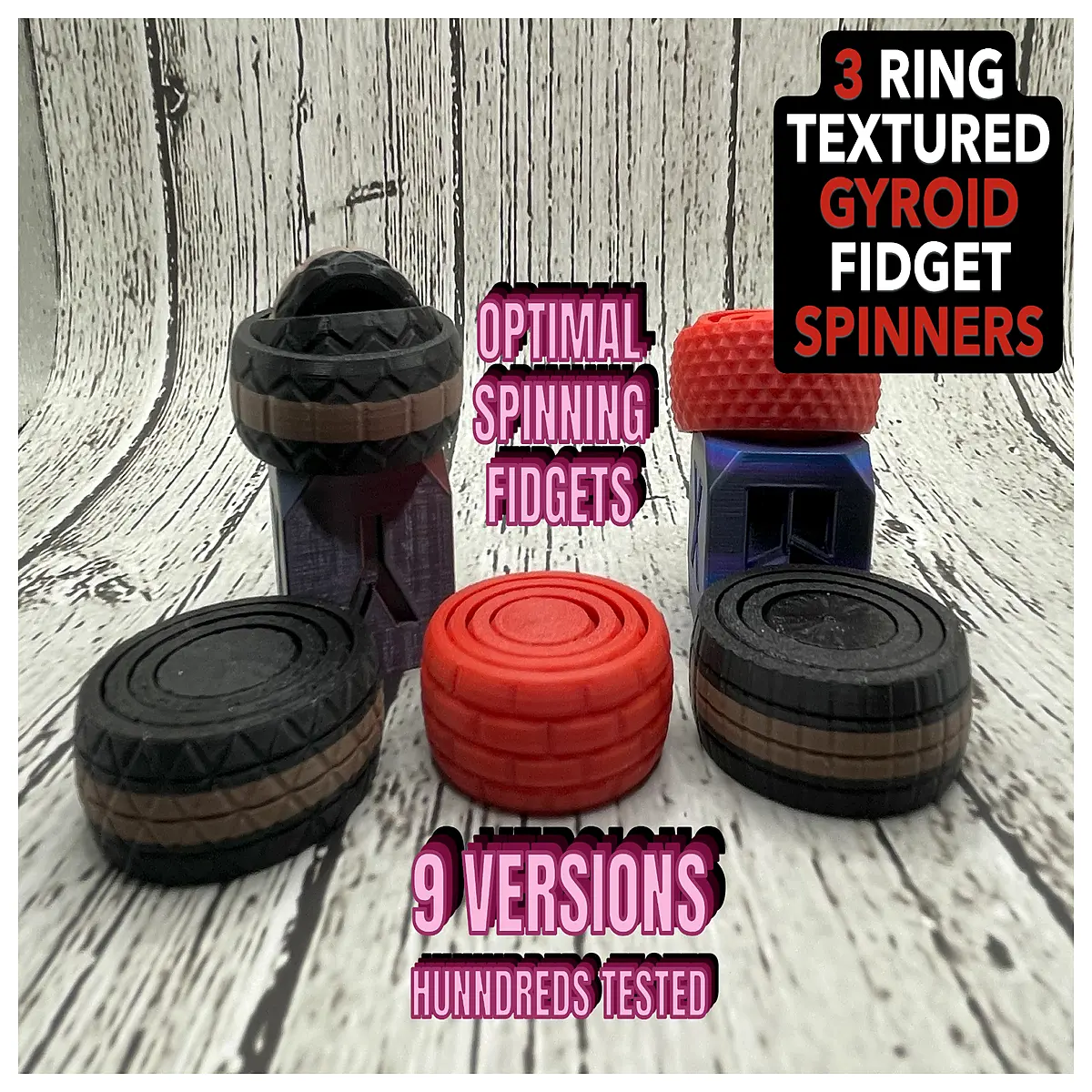 fidget spinner stress relief toy tested durable metal spinning top anti anxiety tool for adults kids