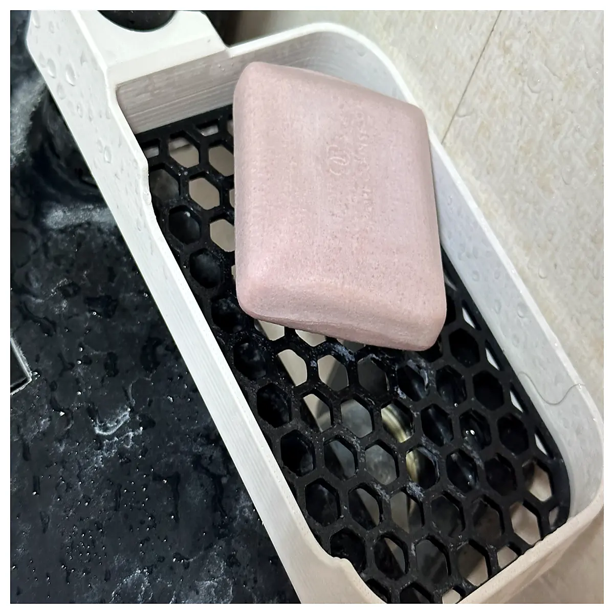 shower soap dish holder 1 inch pipe mount bathroom accessories non slip tray for bar soap