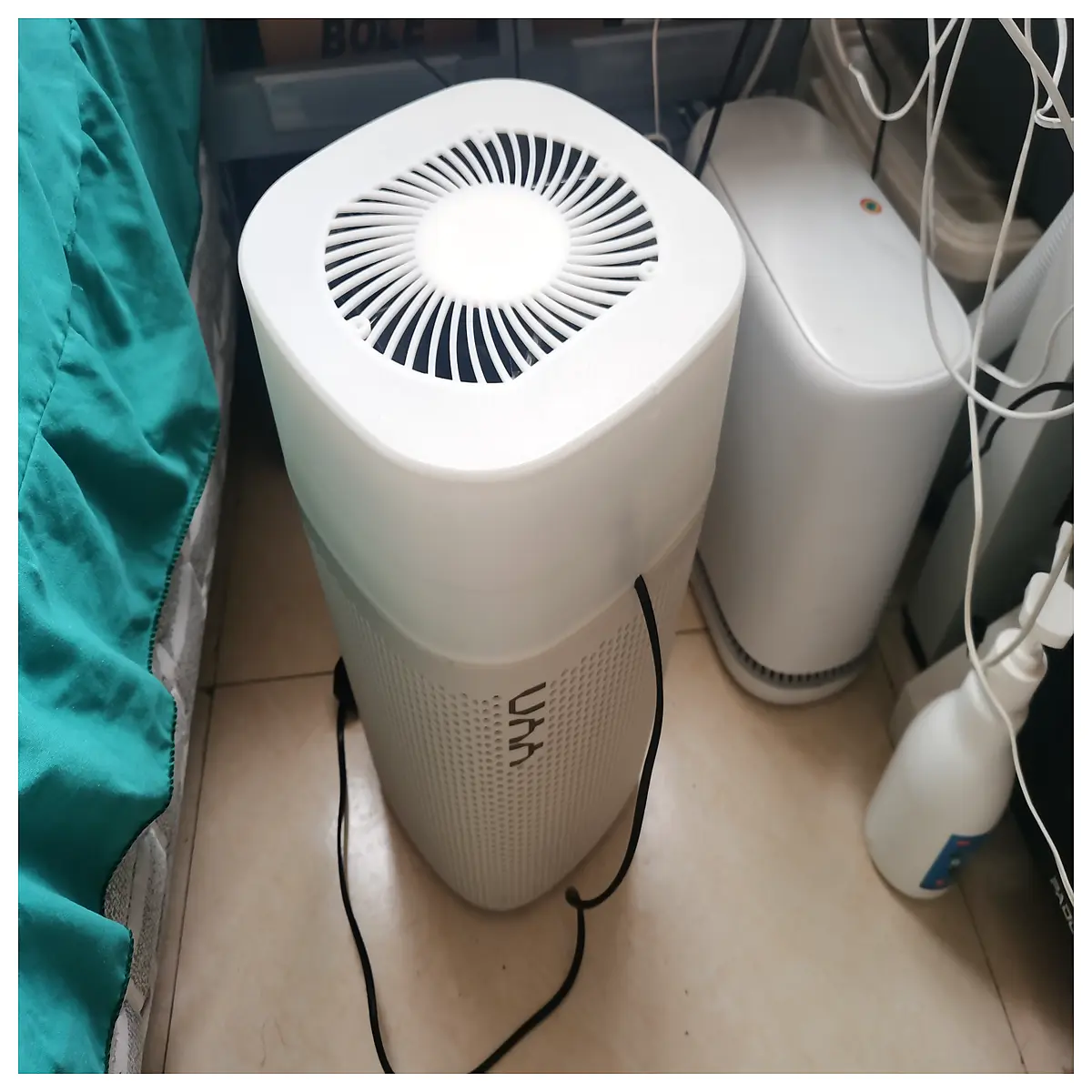 diy mini air purifier 17cm desktop hepa filter assembly smart home clean air gadget