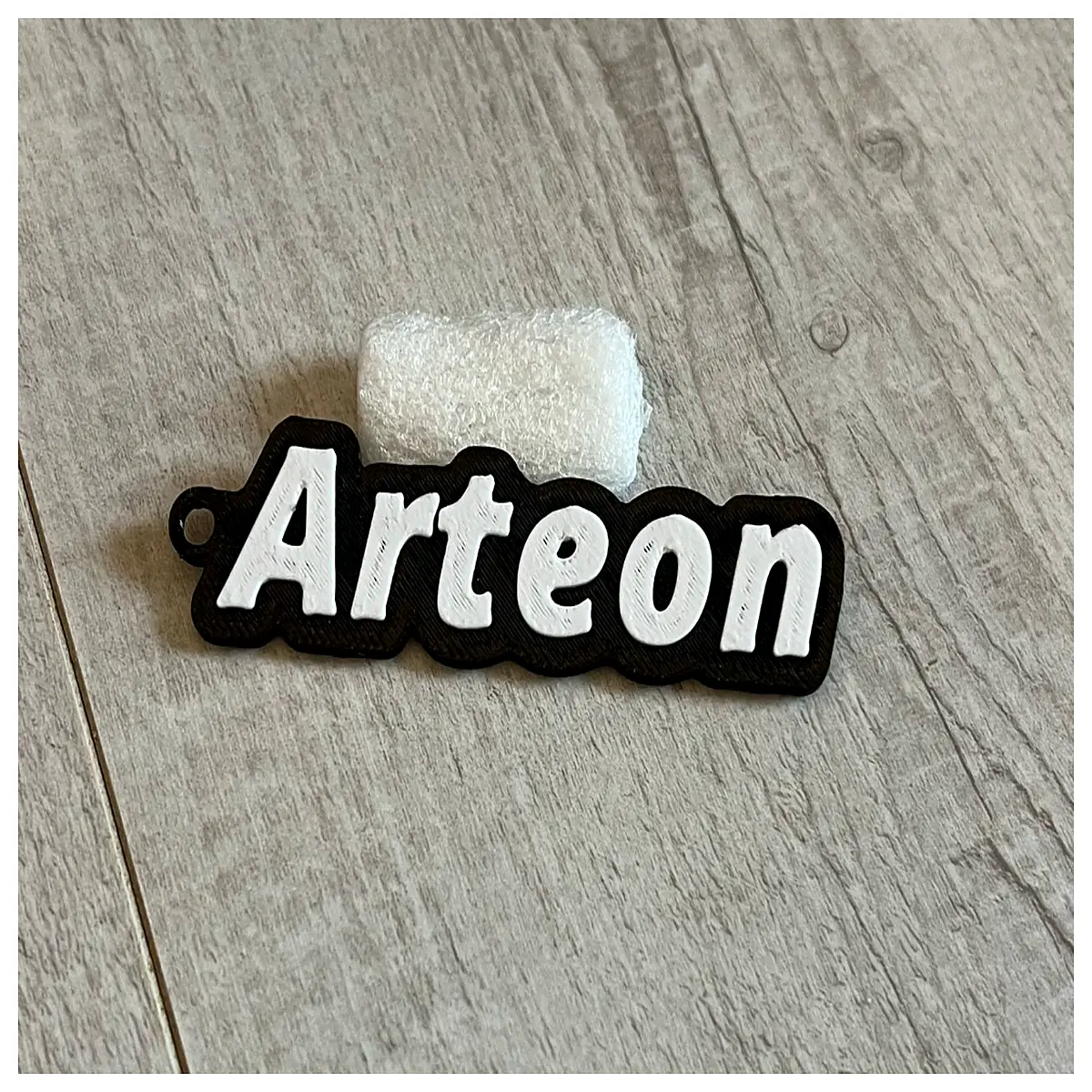 arteon keychain leather car pendant key ring holder accessory