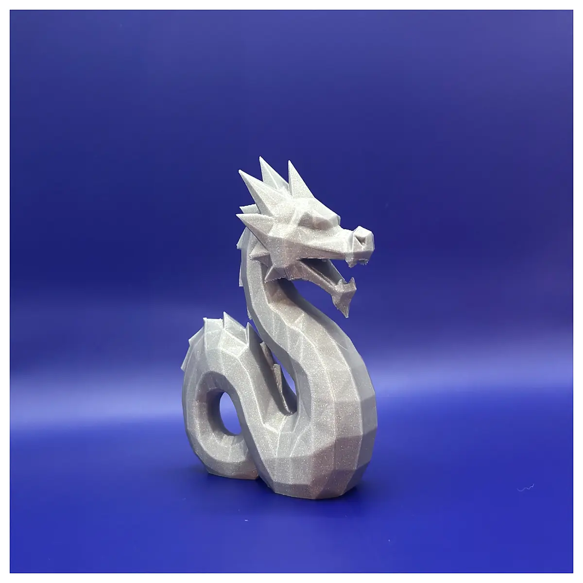 low poly dragon printable resin filament dnd dungeon master miniature wargaming terrain fantasy decor