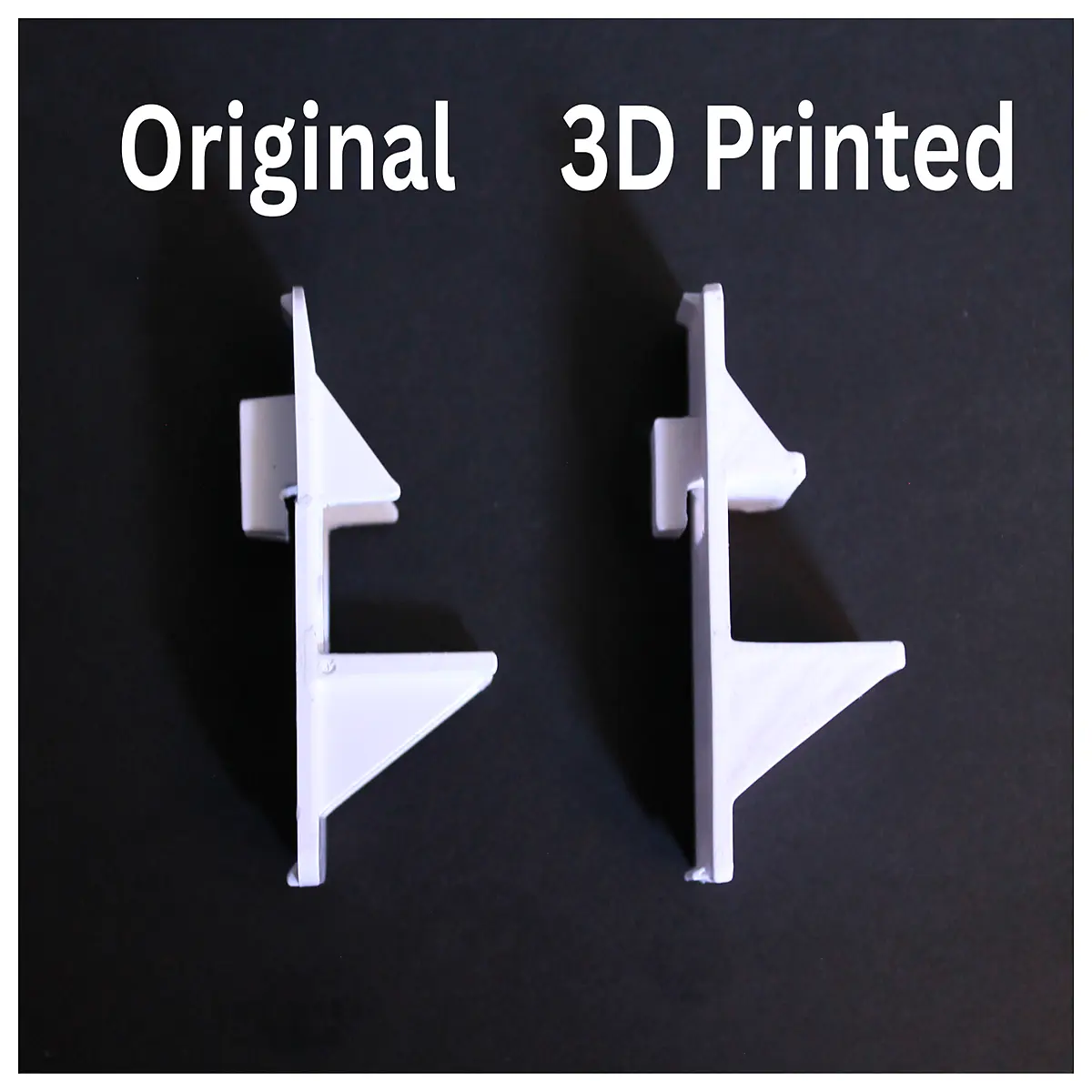 fridge shelf support clip replacement part fix broken glass rack holder