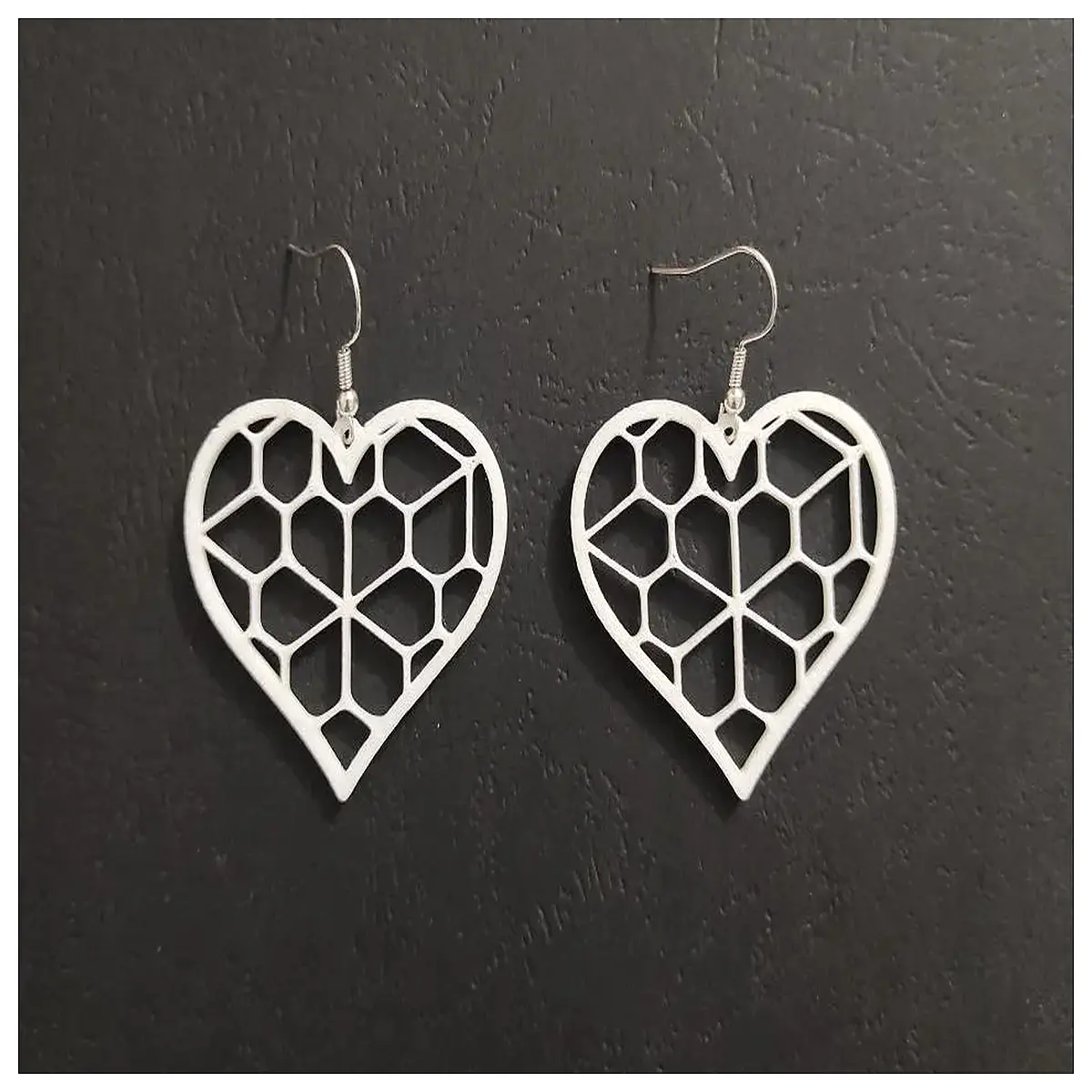 geometric prism drop earrings for women trendy minimalist silver gold jewelry party accessory