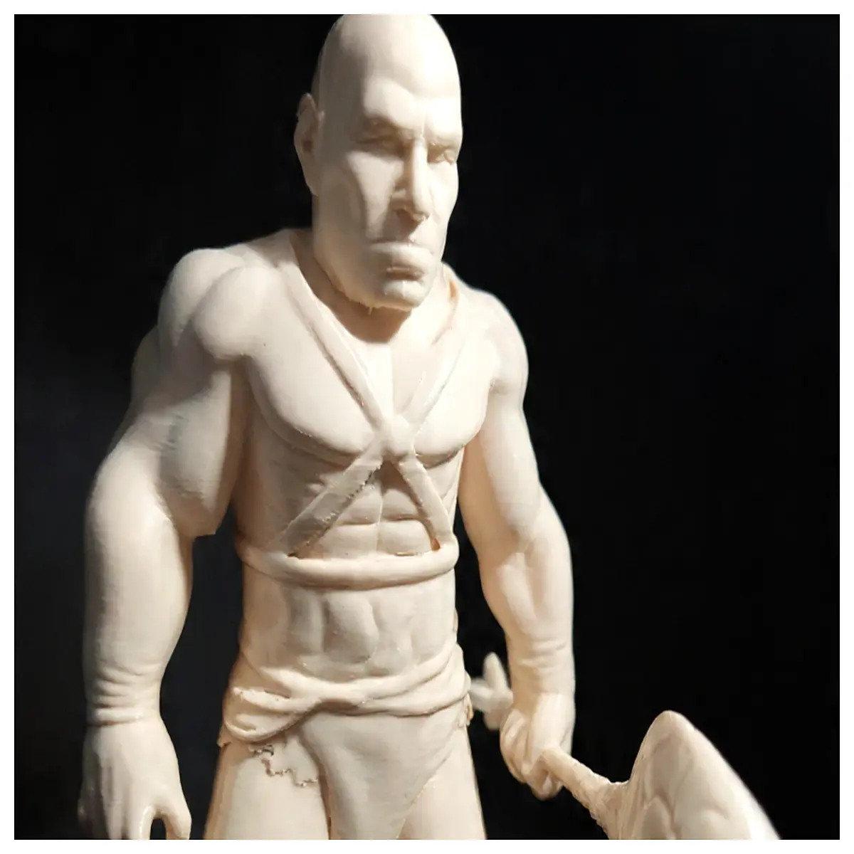 caveman statue 173mm prehistoric figurine collectible resin sculpture home decor art piece