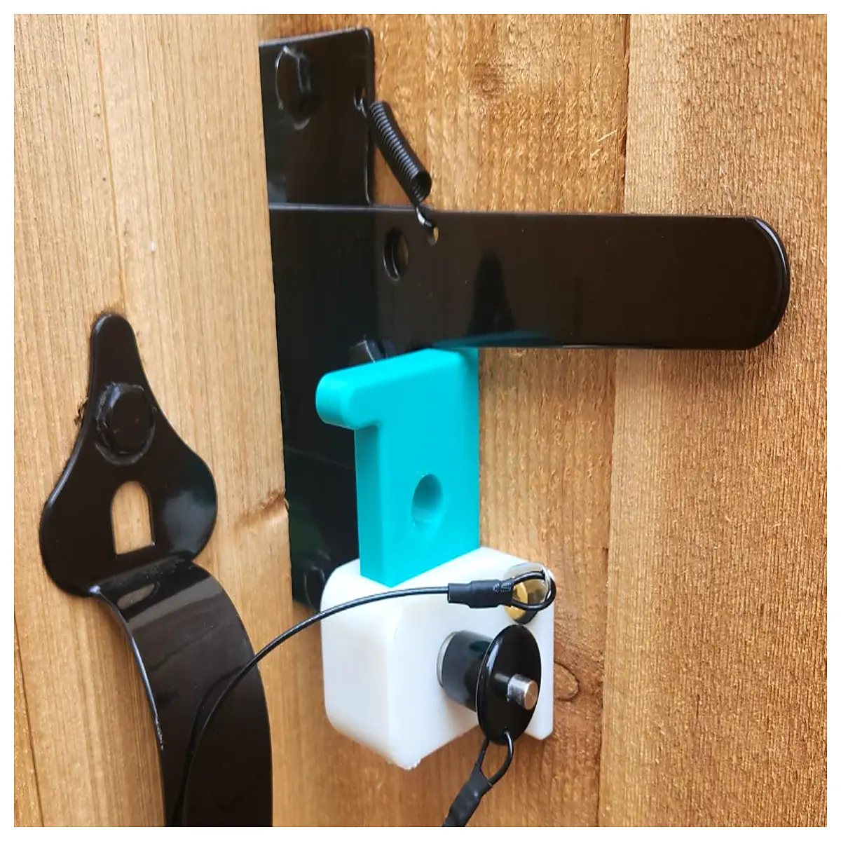quick release door lock safety device 13 inch travel anti theft security latch for cabinets