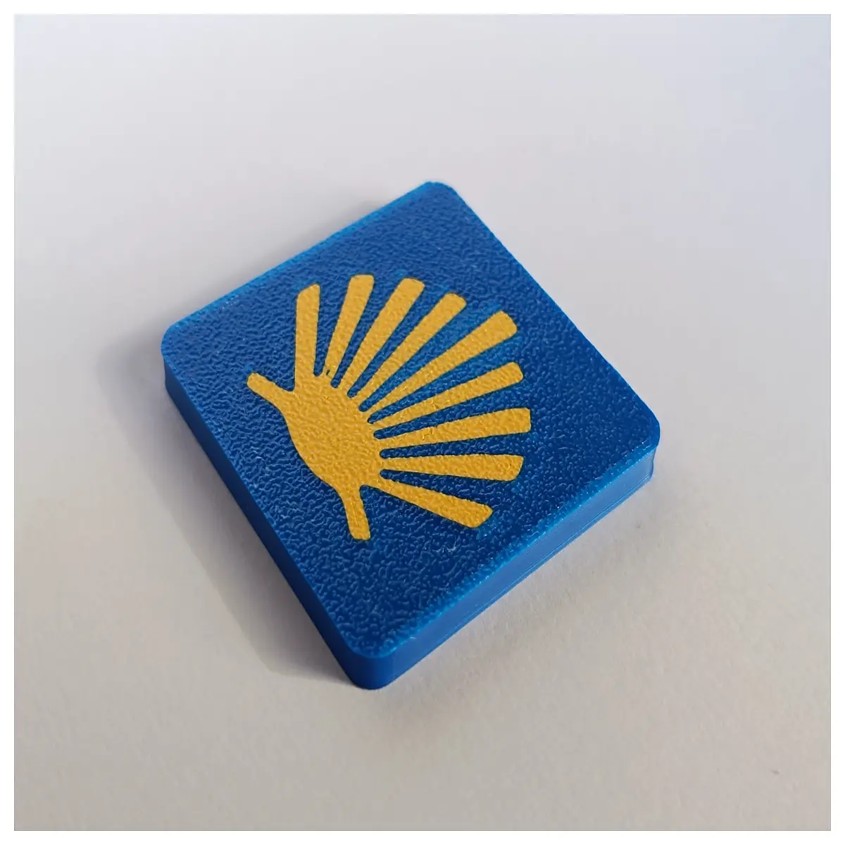 santiago de compostela pilgrimage souvenir magnet camino de santiago travel walkers spiritual keepsake fridge sticker
