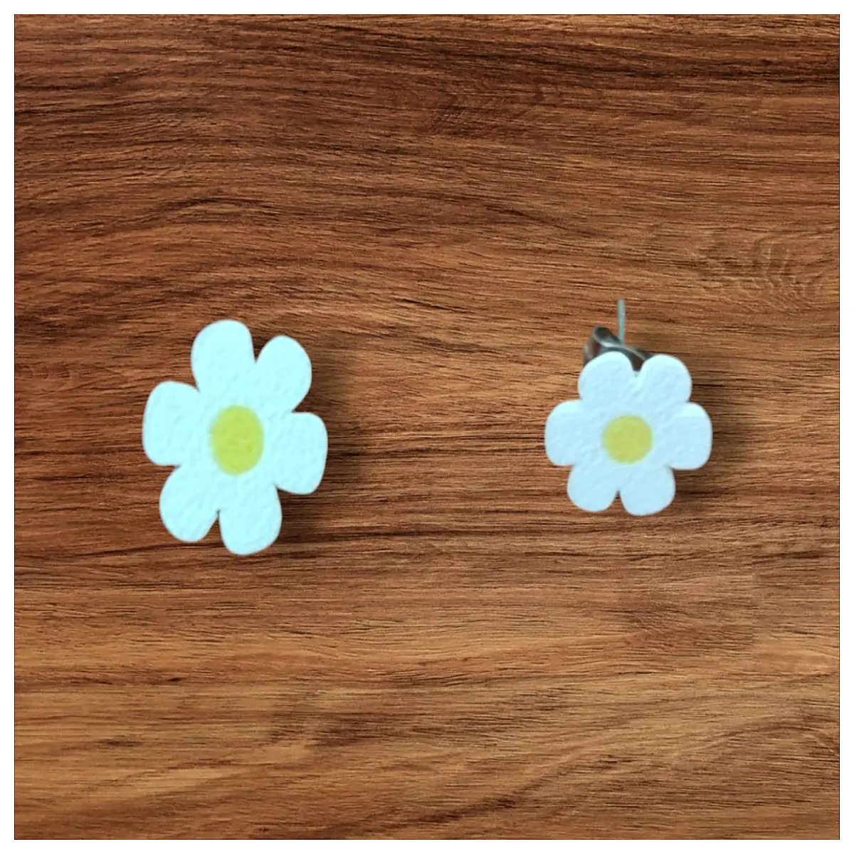 delicate floral pin earrings for women vintage flower brooch style drop earrings cute small stud jewelry gift