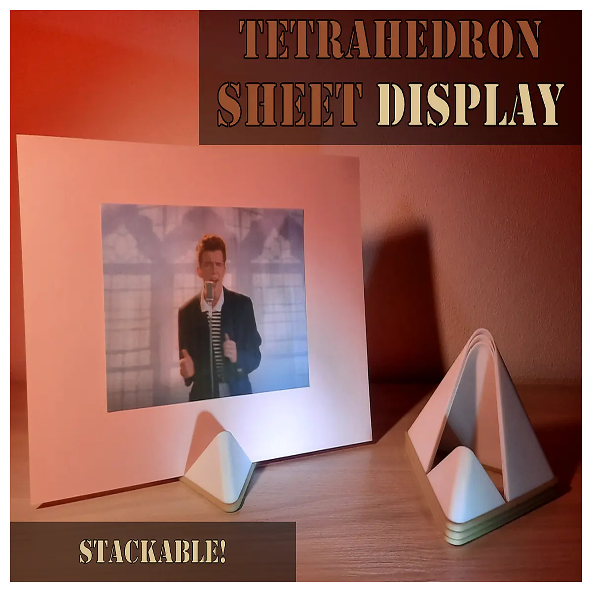 tetrahedron for jewelry earrings necklaces shop counter retail merchandising organizer