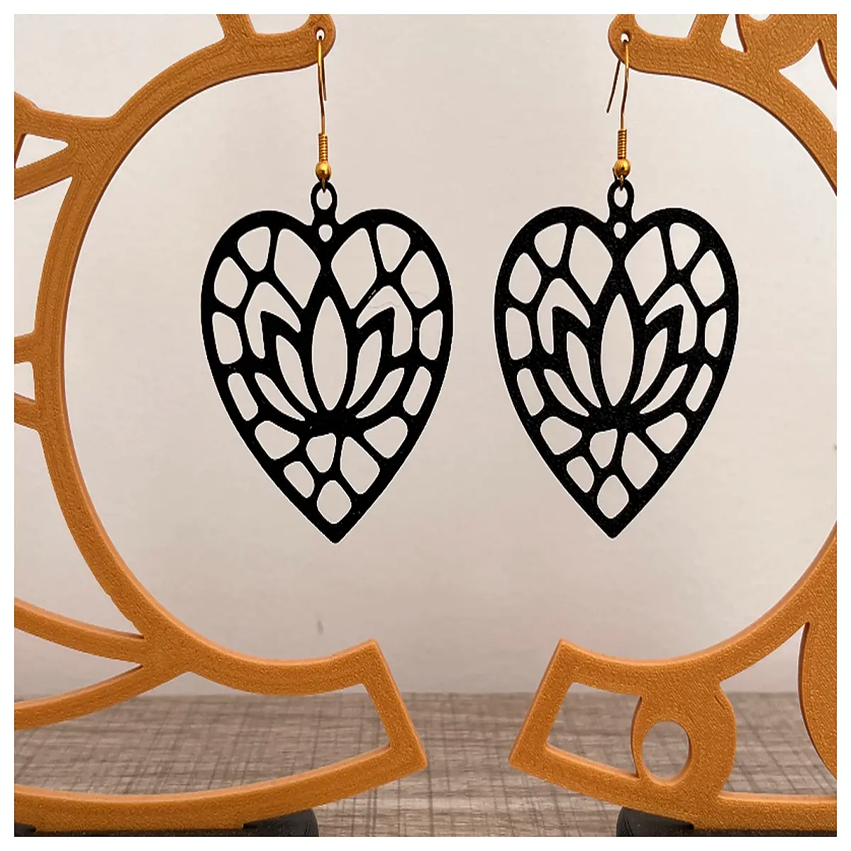flower earrings gold silver boho chic dangle studs for women spiritual yoga zen garden nature inspired jewelry gift