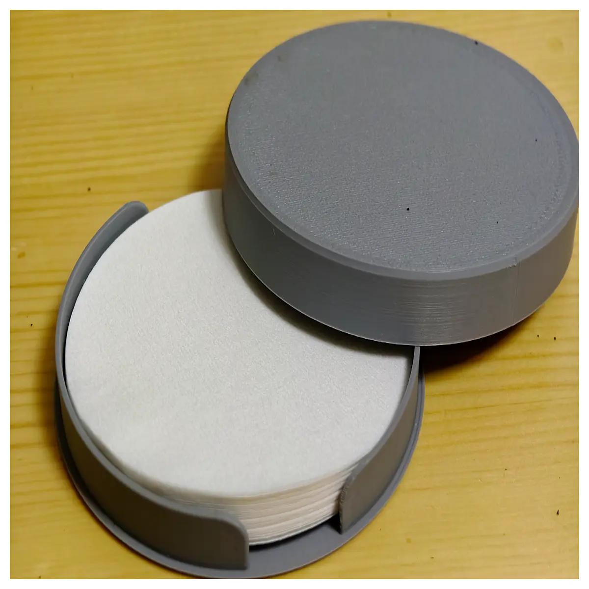 58mm espresso filter paper holder box for commercial cafe barista accessories storage organizer