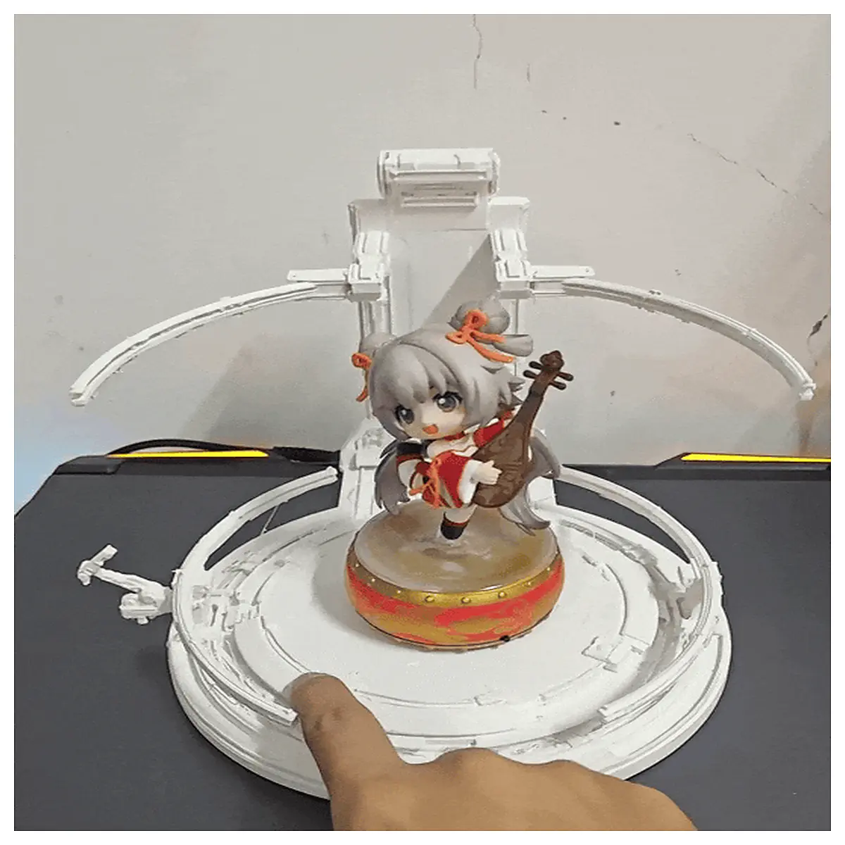 mecha rotating 360 degree turntable for action figures collectibles diorama base