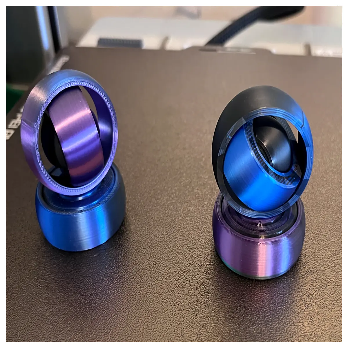 fidget spinner ring for anxiety relief spinning thumb ring adult stress toy anti stress jewelry