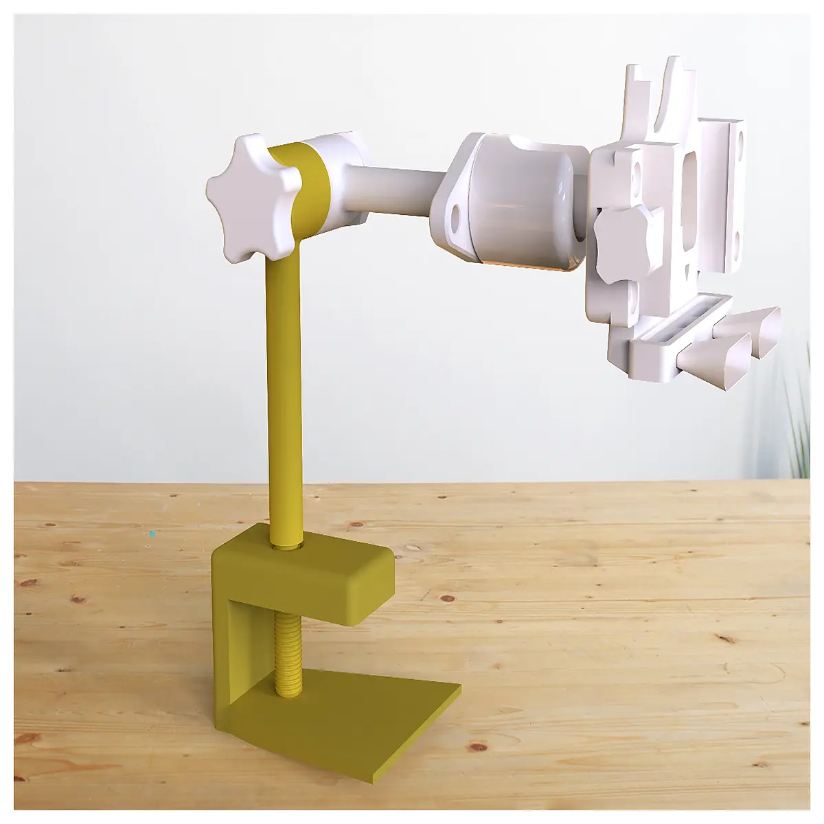 adjustable phone holder for desk mount compatible with tablet universal cradle grip