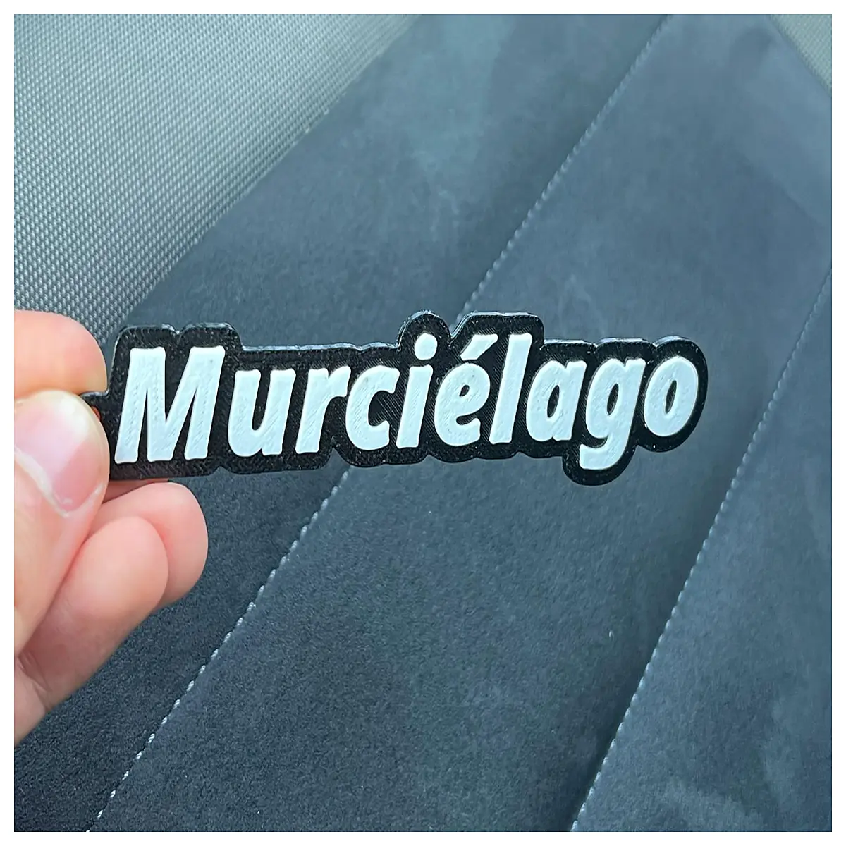 murcielago keychain metal car pendant men women auto accessories