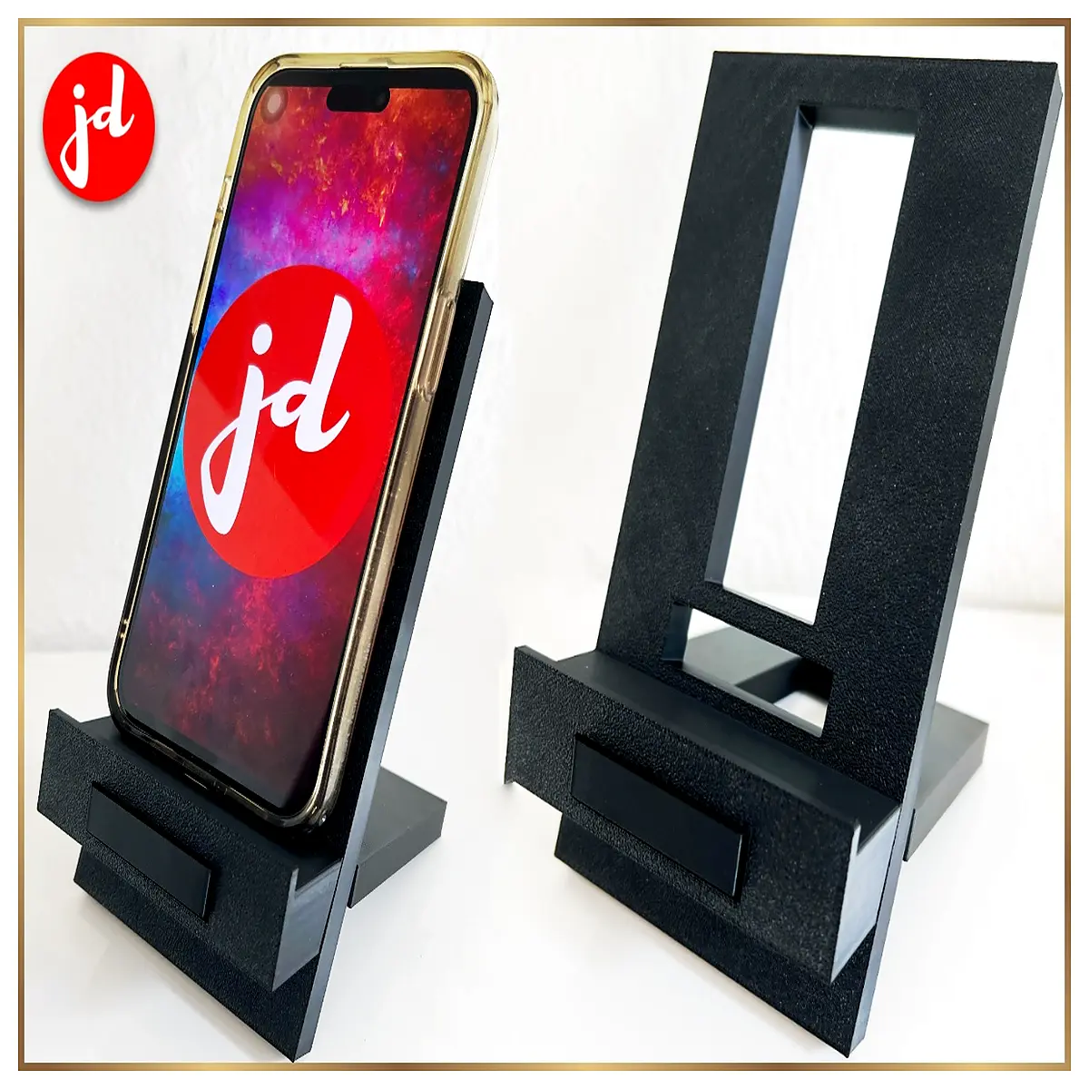 detachable phone holder for desk adjustable mobile device mount for tablet and smartphone portable grip accessory