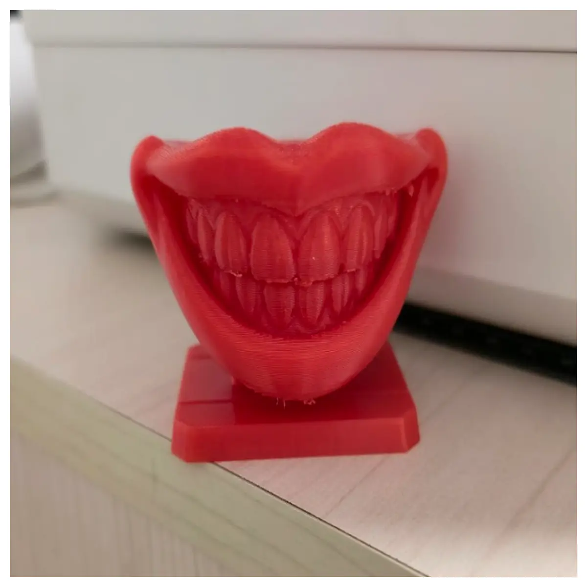 open smile mouth prop funny expression decoration party props