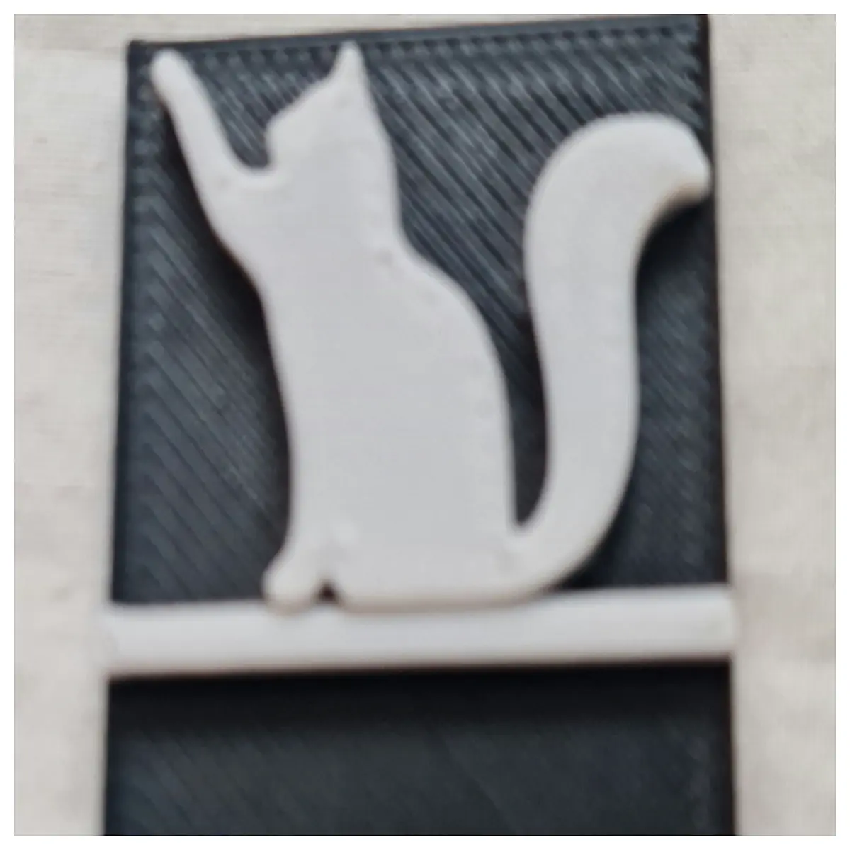 cute cat bookmark sitting pose metal dog tag readers