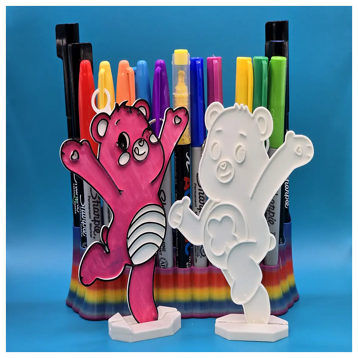 cute bear coloring book for kids cozy winter vibes stress relief activity pages warm themed art therapy gift