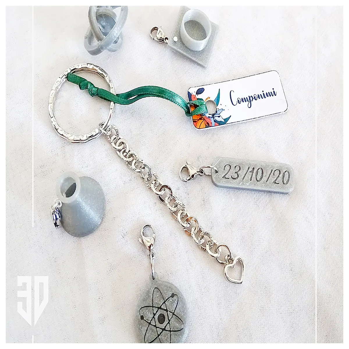 chemistry degree graduation gift keychain for science teachers students lab coat alumni souvenir
