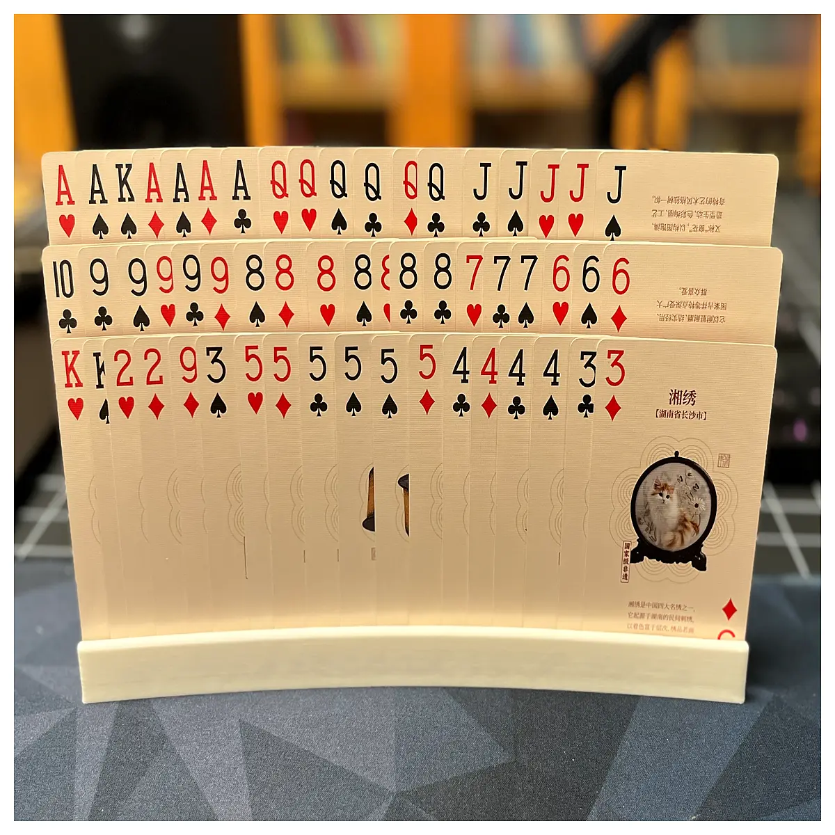 adjustable poker chip tray holder for casino games card organizer rack for blackjack dealer and players