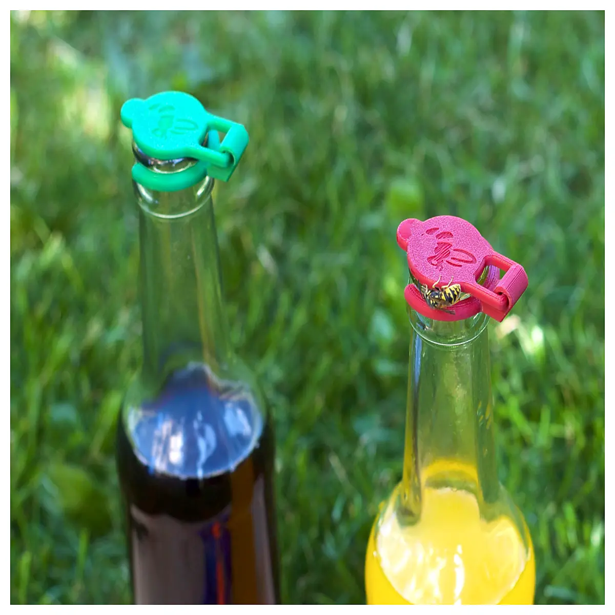 wasp trap bottles for garden outdoor control reusable wasp deterrent bottle covers to food and drinks from