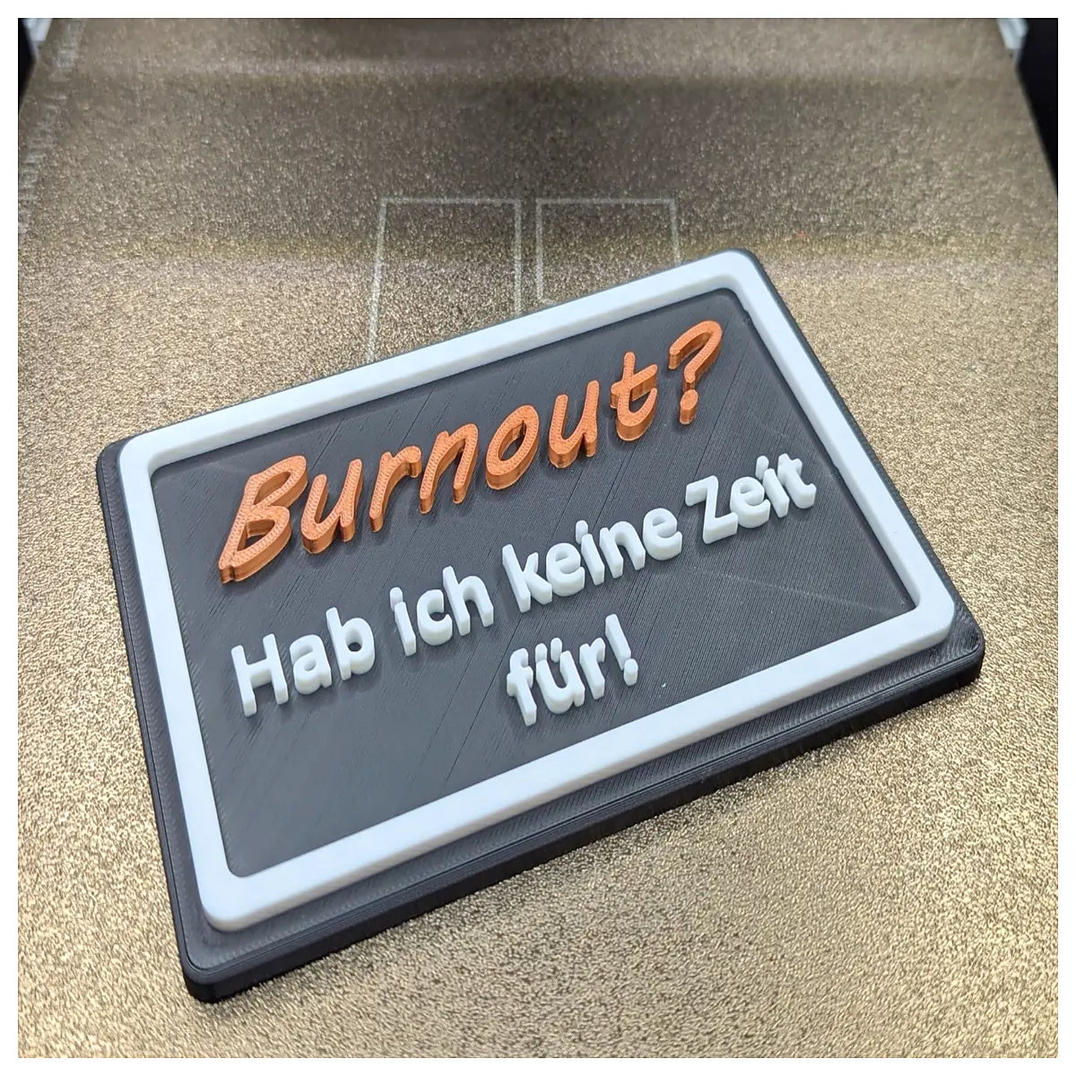 custom name plate for exhausted worker burnout sympathy gift tired employee appreciation plaque motivational desk sign for stressed staff
