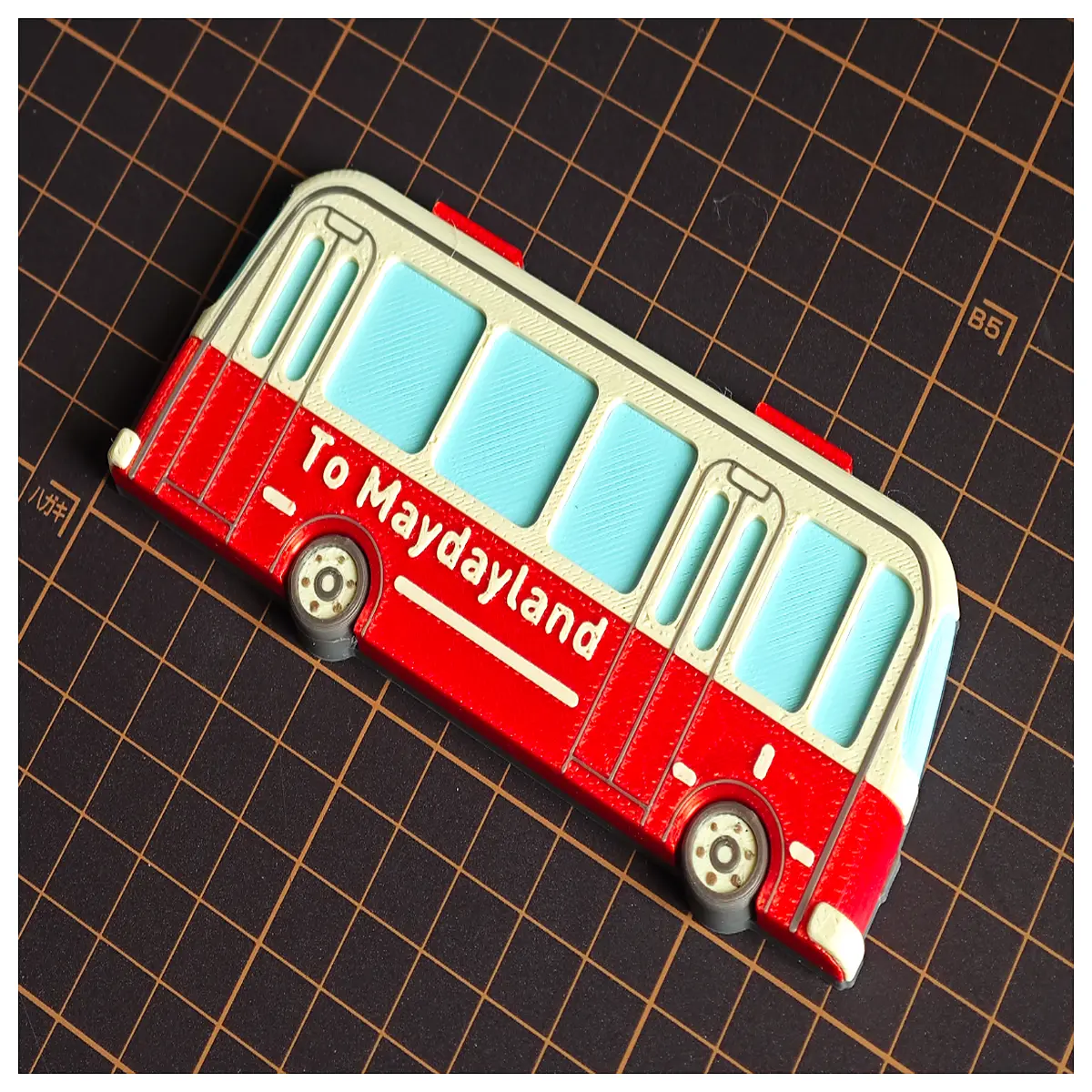 mayday ashin stayreal bus fridge magnet souvenir fans