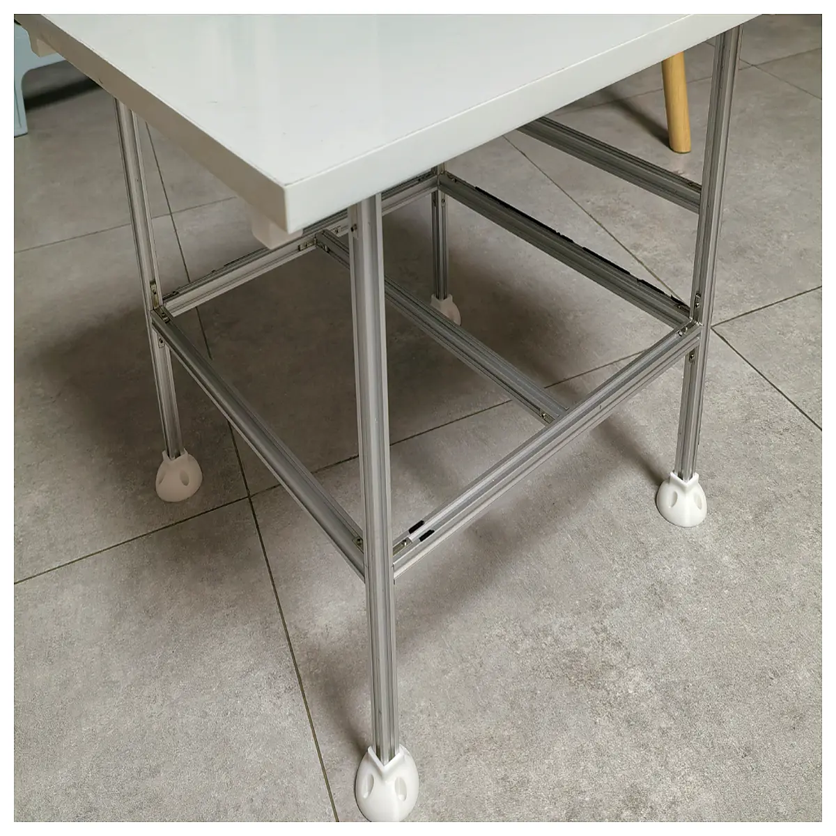 aluminum profile ball flange connector for t slot extrusion mounting hardware