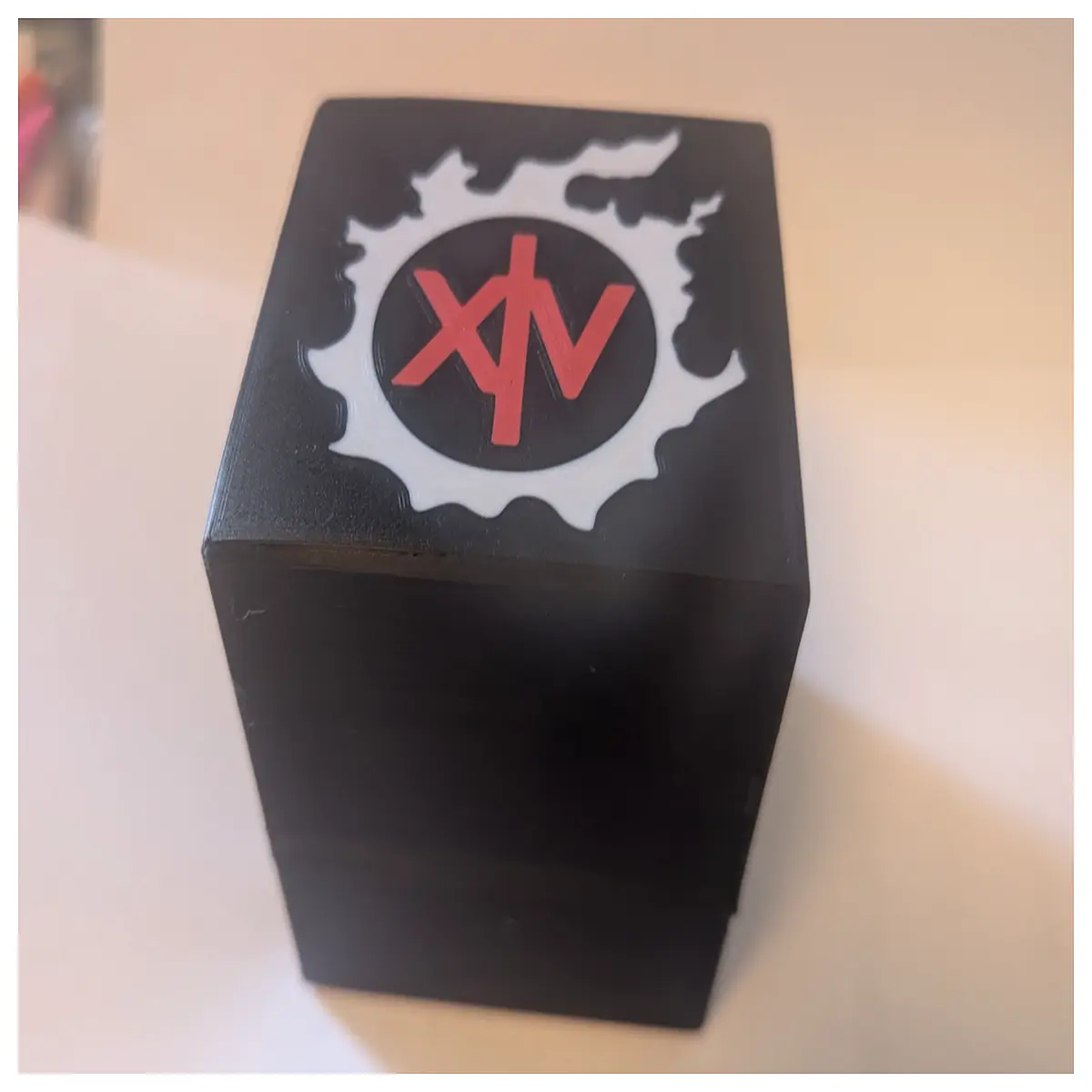 xiv crystal cursier trading card game deck box organizer storage case for tcg accessories