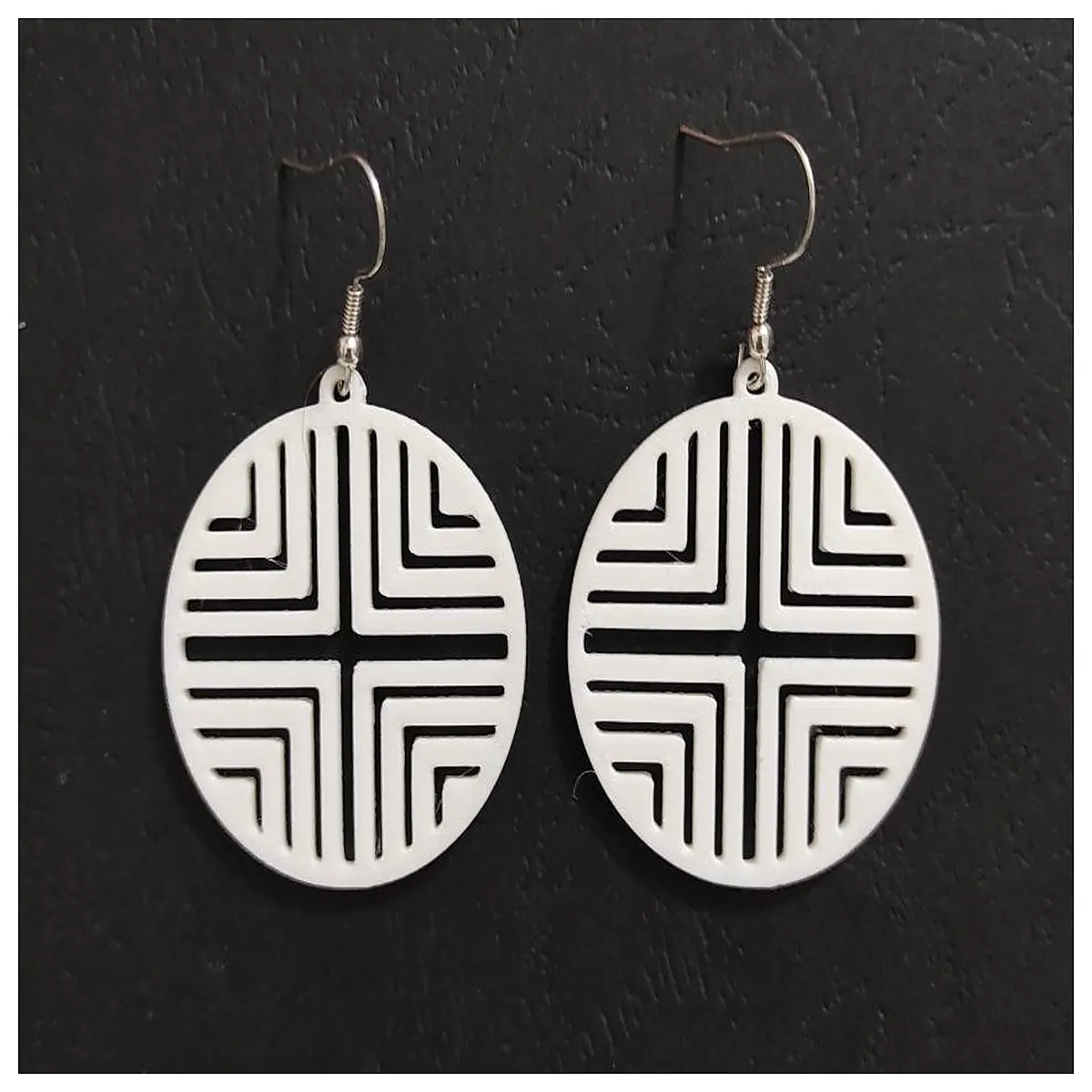 geometric square drop earrings for women trendy minimalist silver gold party jewelry