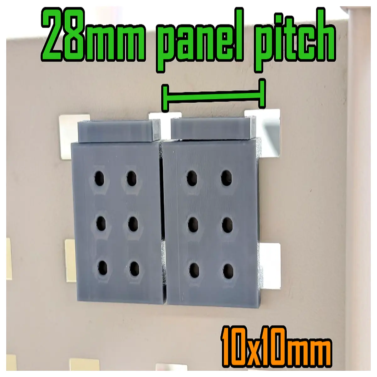 28mm pitch perfo board m3 mounting bracket hardware standoffs for electronics prototyping