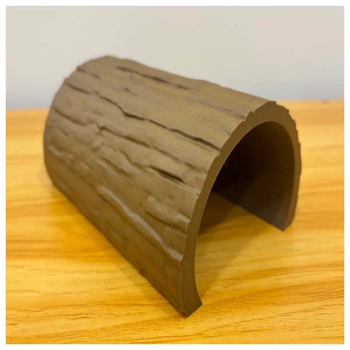 natural wood hideout for reptiles hollow log cave shelter for geckos snakes turtles organic tunnel enclosure decor