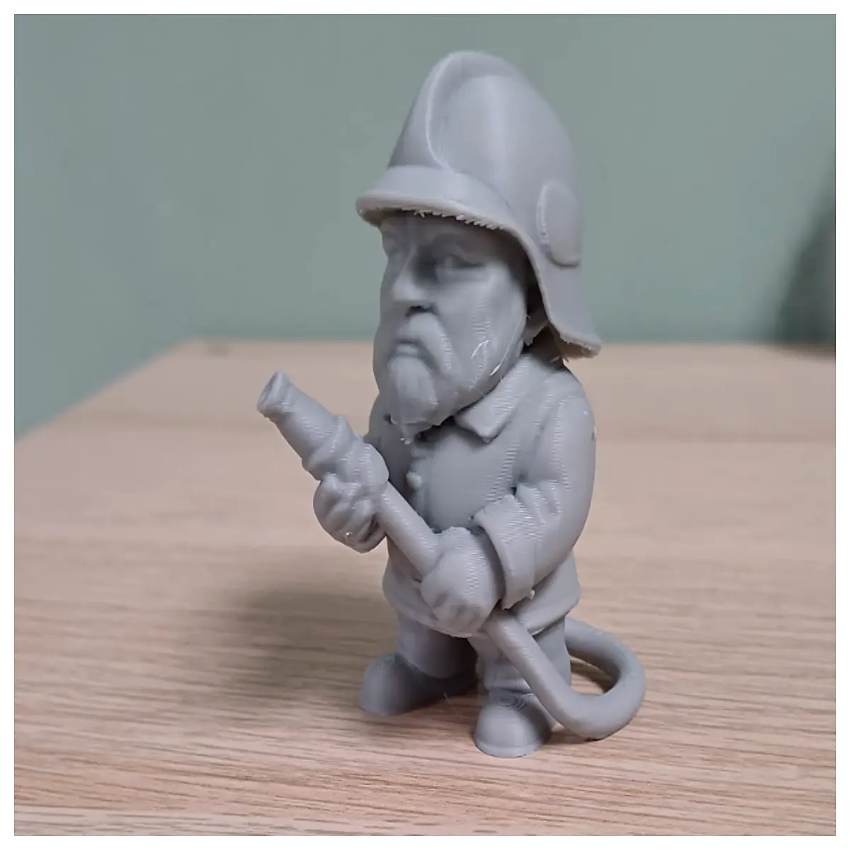 miniature firefighter figurine collectible toy for kids