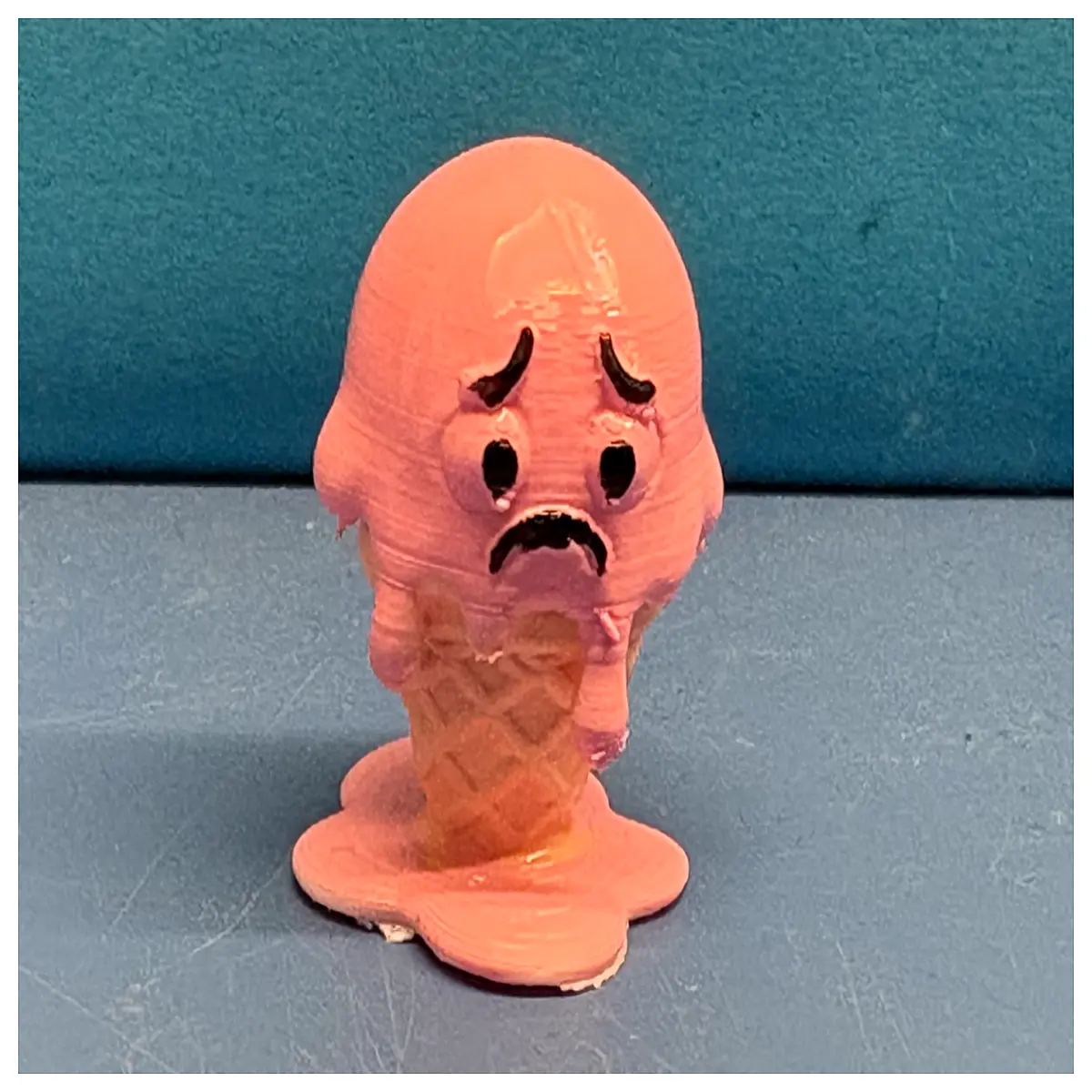 melting ice cream novelty gag gift prank toy for kids funny summer joke stress relief squishy