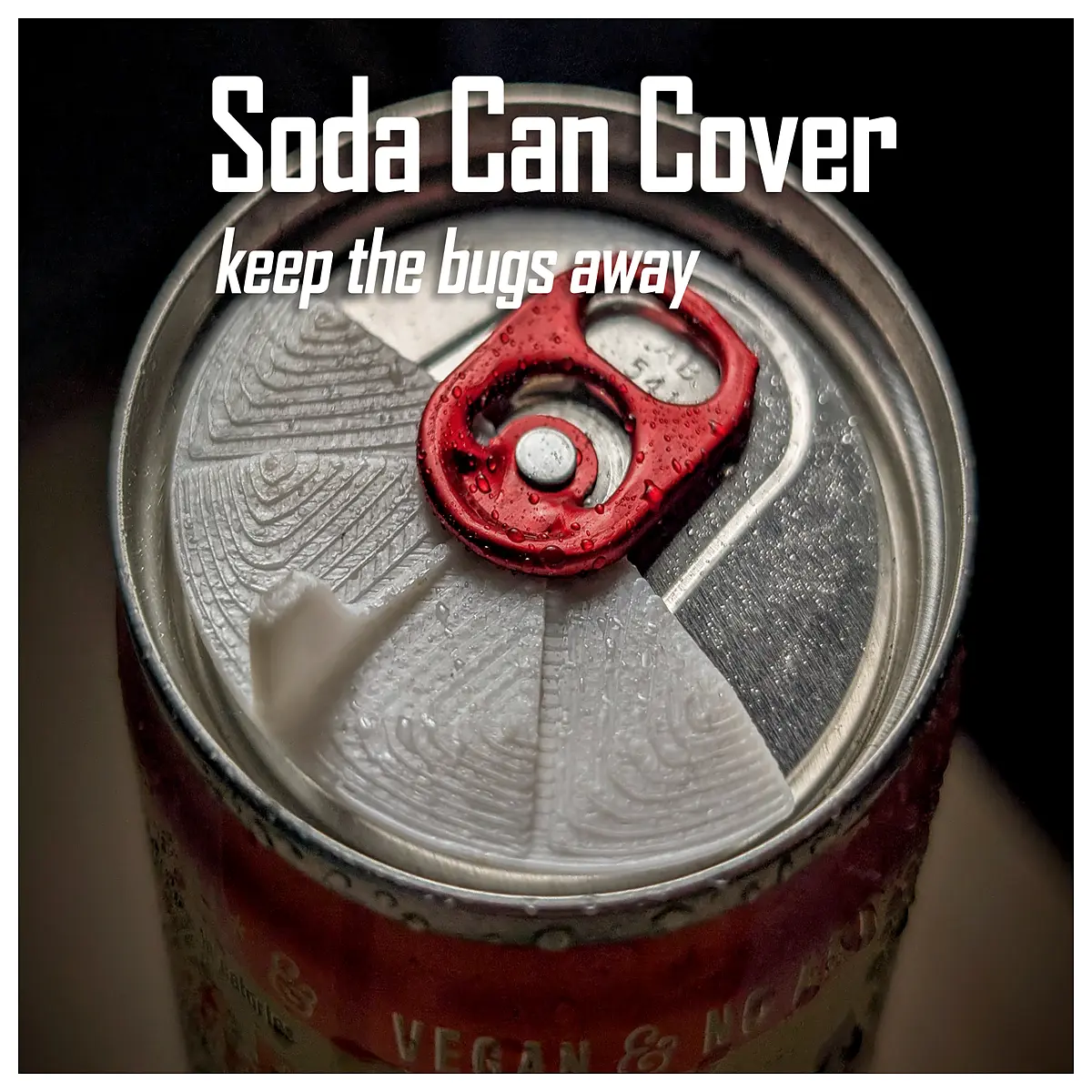 lightweight soda can cover mesh protector for pantry kitchen counter fly guard