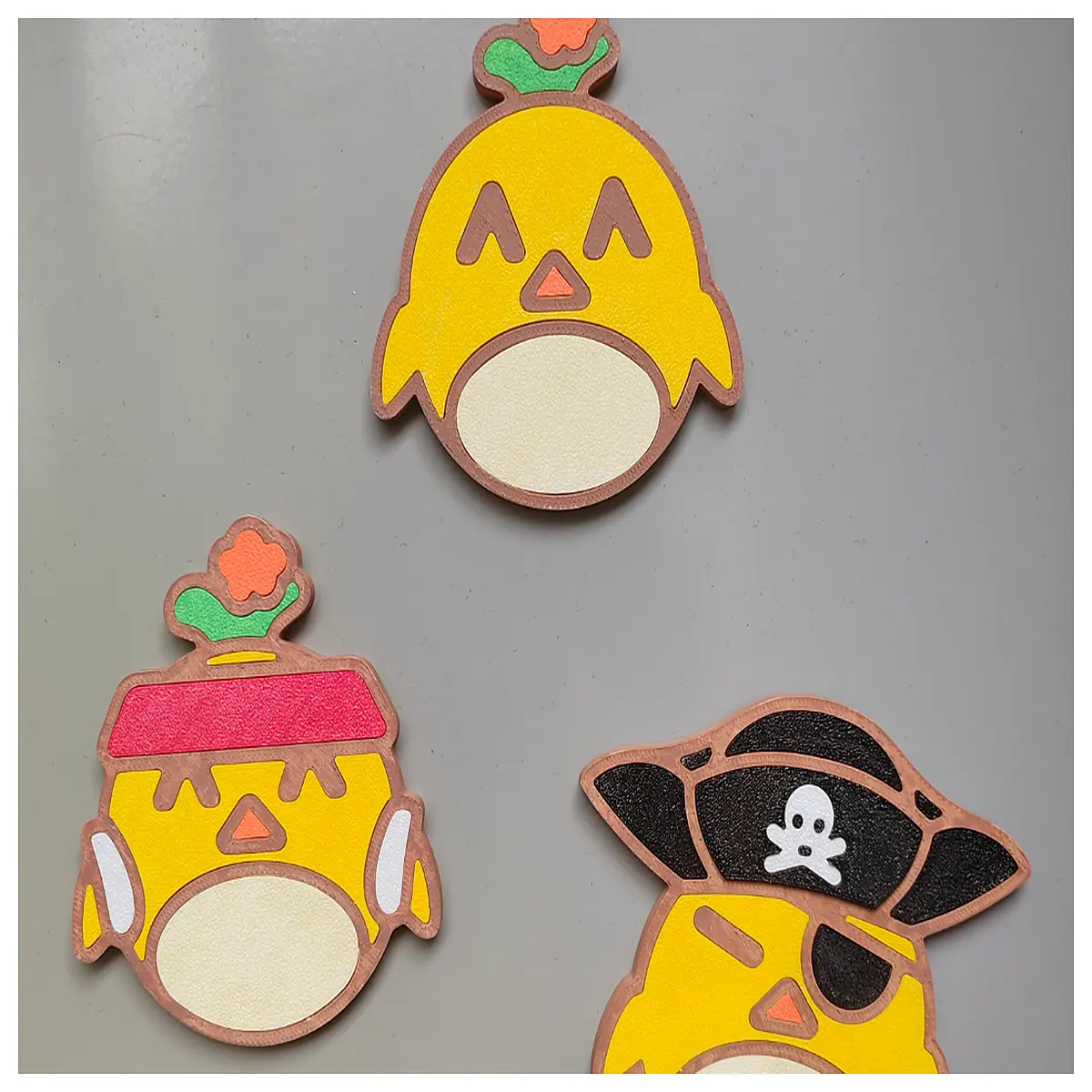 cute cartoon chicken fridge magnet cute animal souvenir kids home decoration