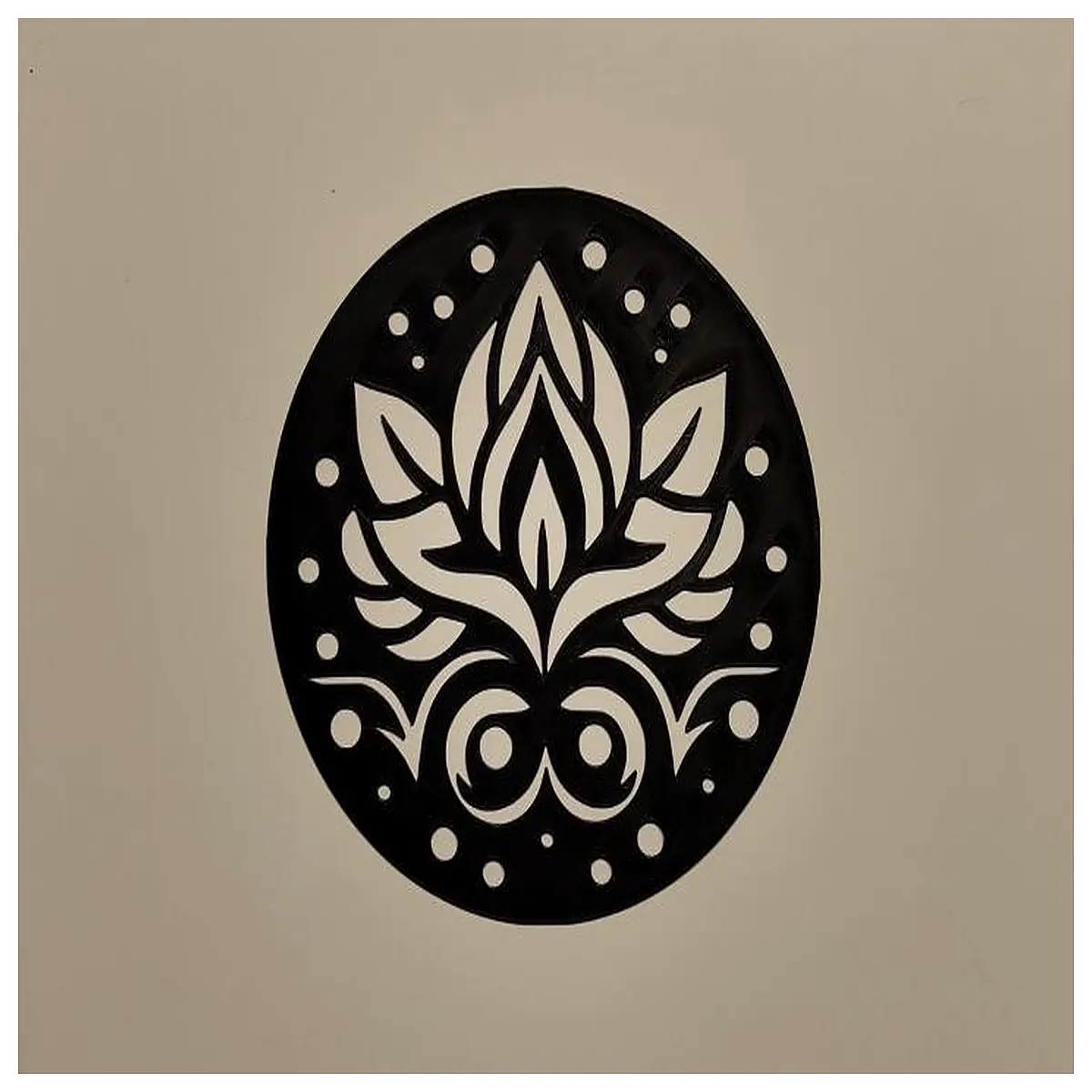 silhouette wall art floral shadow decor minimalist outline print zen garden vibe abstract flower silhouette