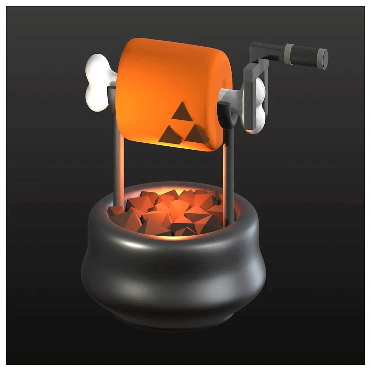 hunter themed mini barbecue grill camping gear portable outdoor cooking set for fans