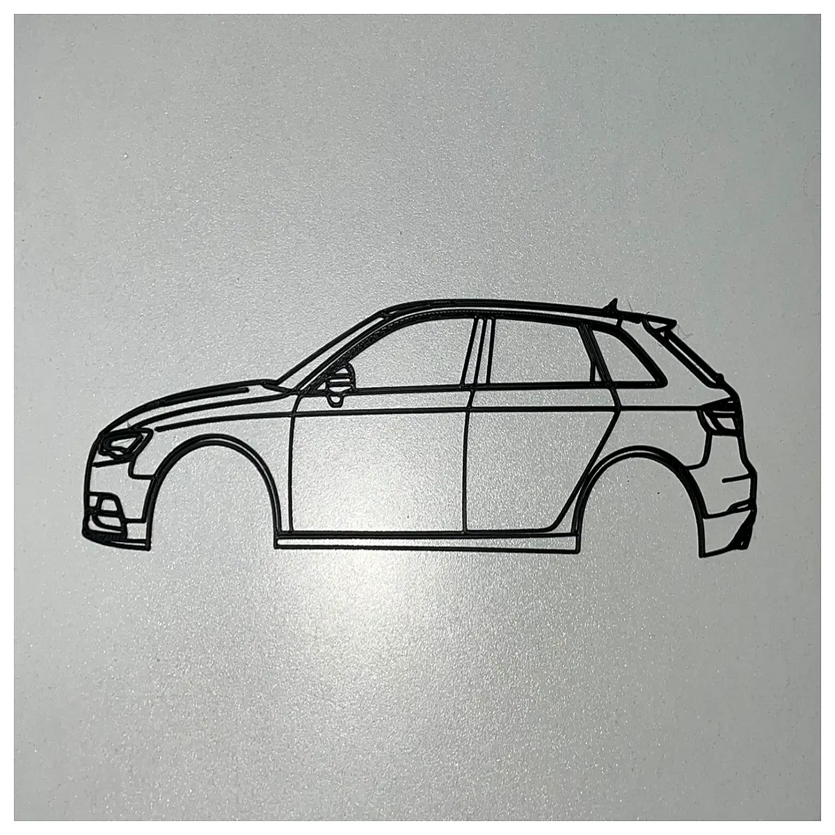 a3 line art sticker vinyl decal sporty aesthetic car decoration exterior styling accent