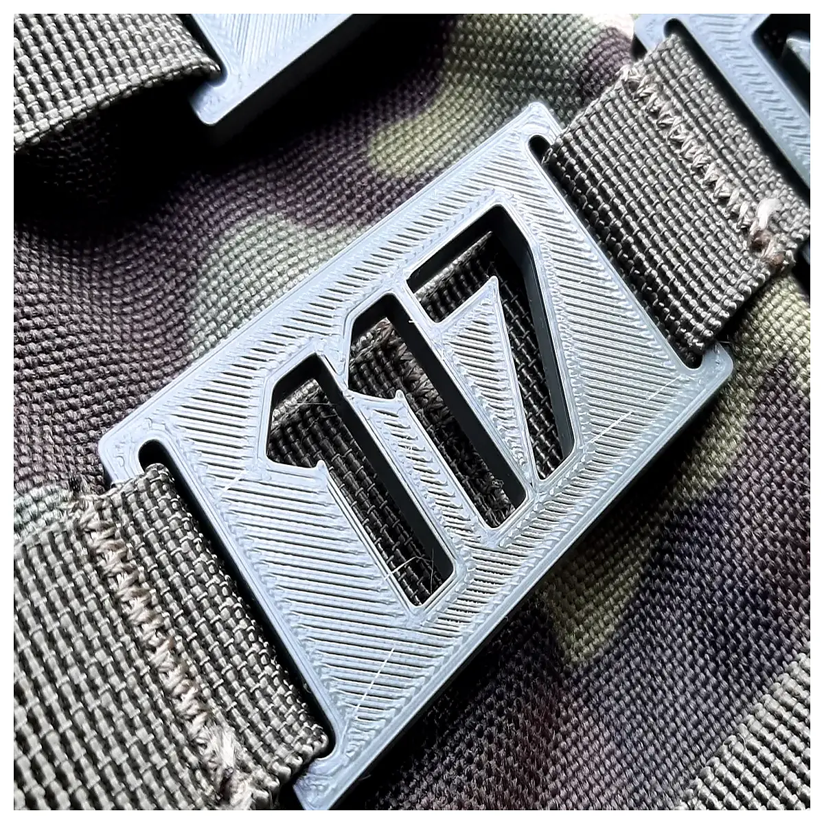 molle patch tactical morale 117 series embroidered back military gear accessory