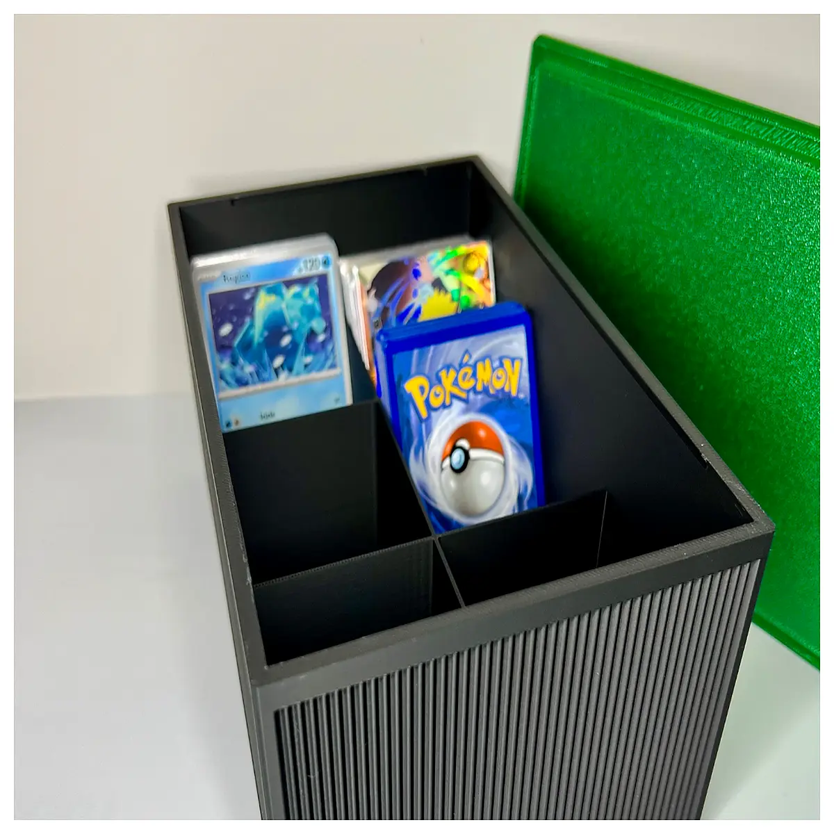large trading card binder with snap closure for 9x12 sleeves protective storage organizer