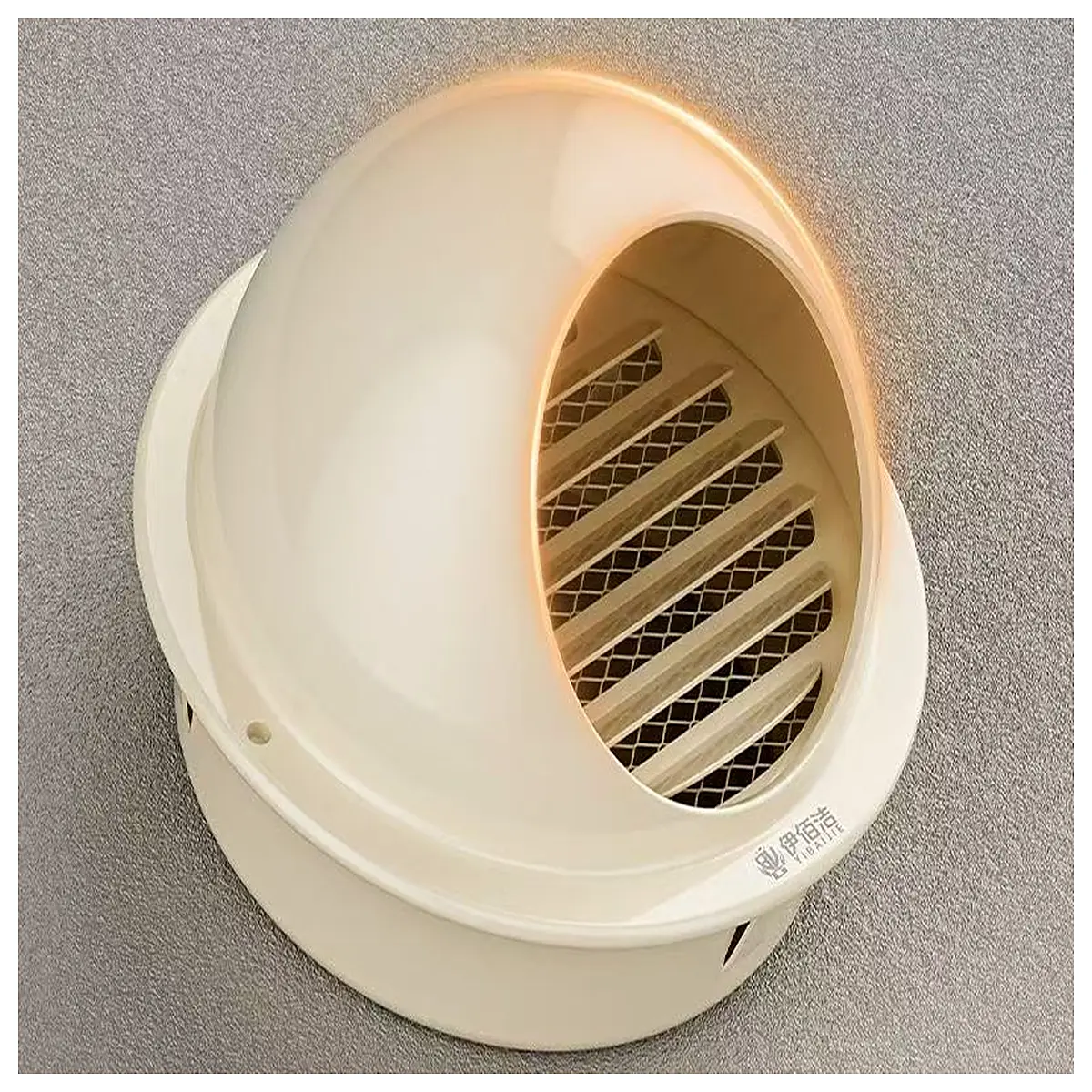 100mm round duct vent hood rain cover wind guard exhaust outlet protector weatherproof cap for bathroom kitchen