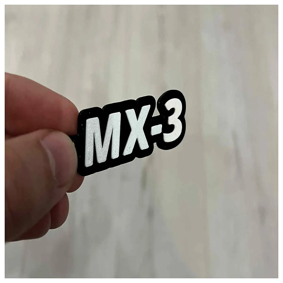 mx 3 keychain metal car pendant auto accessories driver