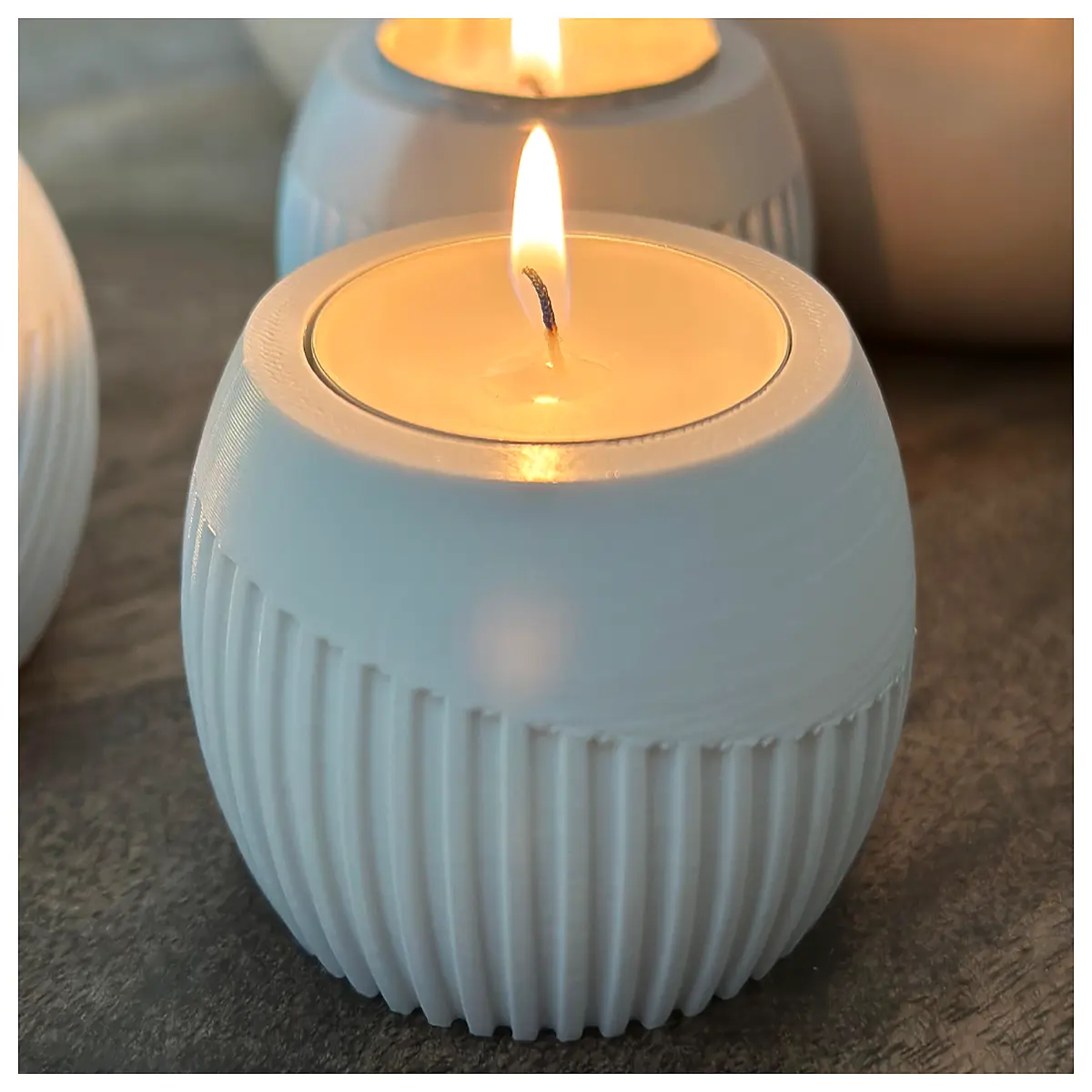 japanese style textured tea candles for home decor rustic wavy votive holders ambient mood lighting for dining tables and weddings