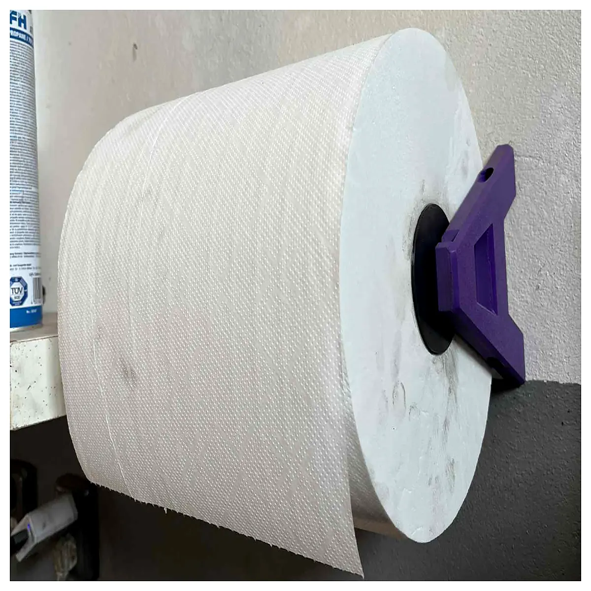 wall mounted toilet paper holder no drill bathroom tissue dispenser rack organizer
