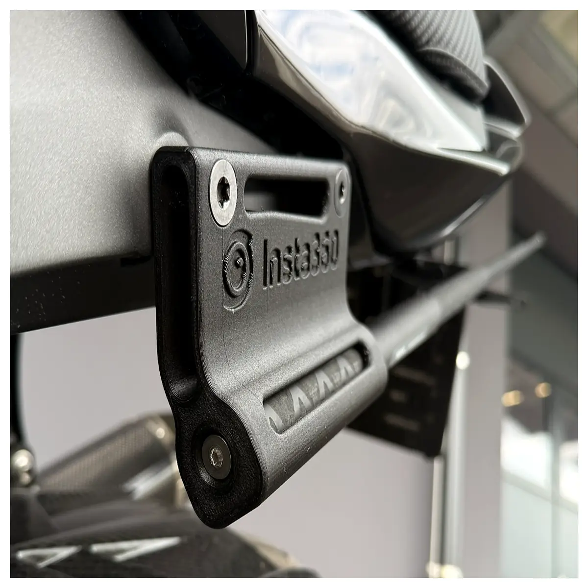 invisible selfie stick bike mount holder for cycling adventure 4k action camera