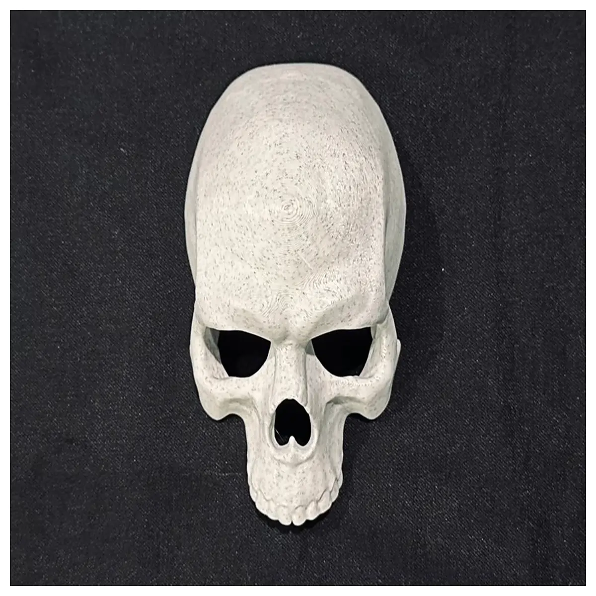 large gothic skull wall art hanging decor with hook for home spooky halloween accent piece