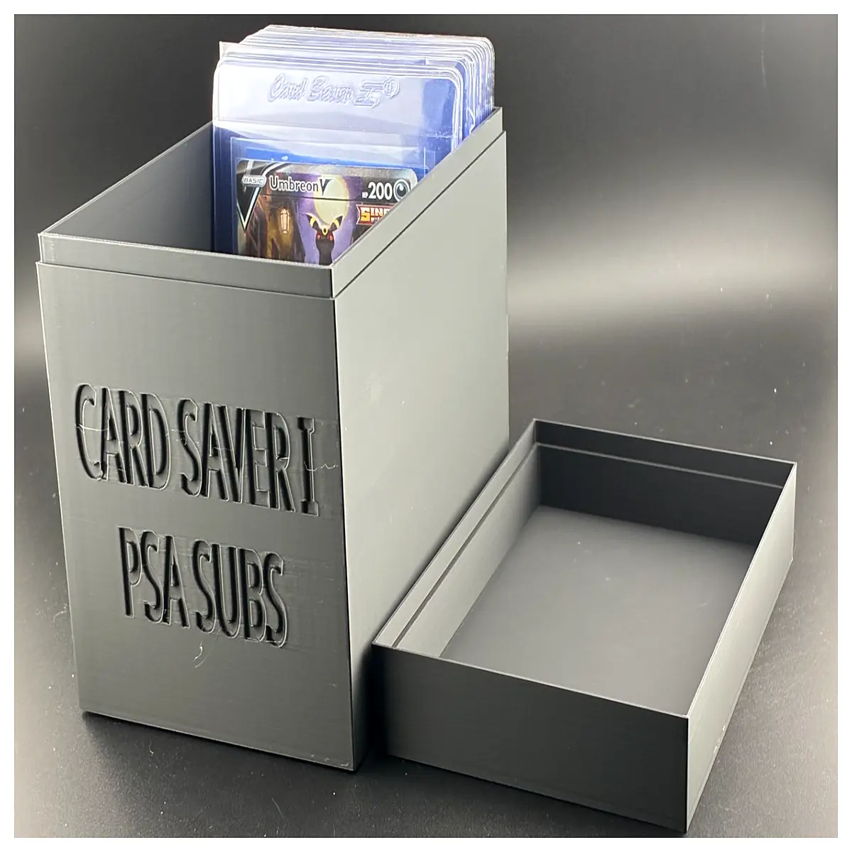 rigid card sleeves protective cases for trading cards storage box with tight lid small medium large size