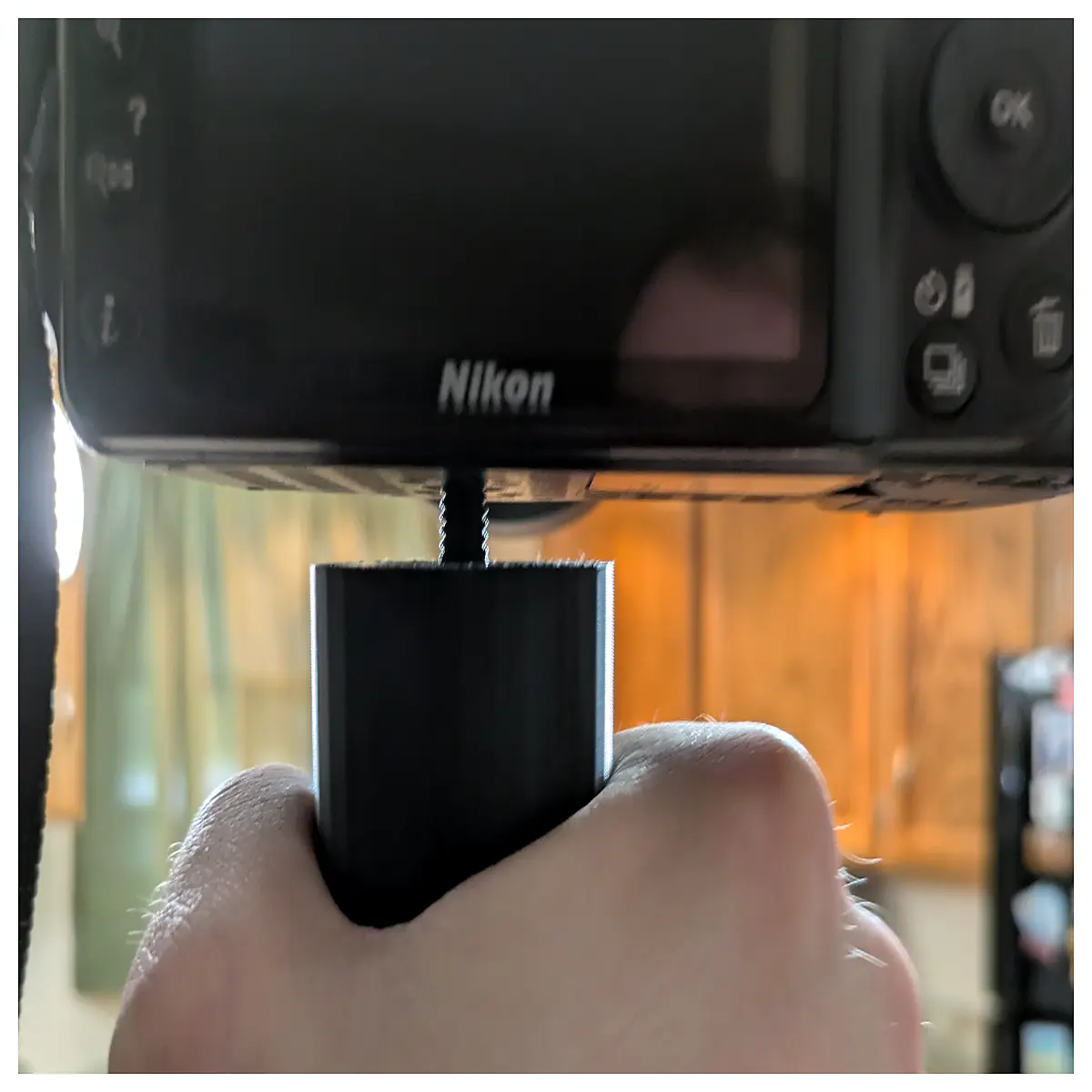 ergonomic vertical grip for cameras battery handgrip stabilizer with shutter button and strap mount